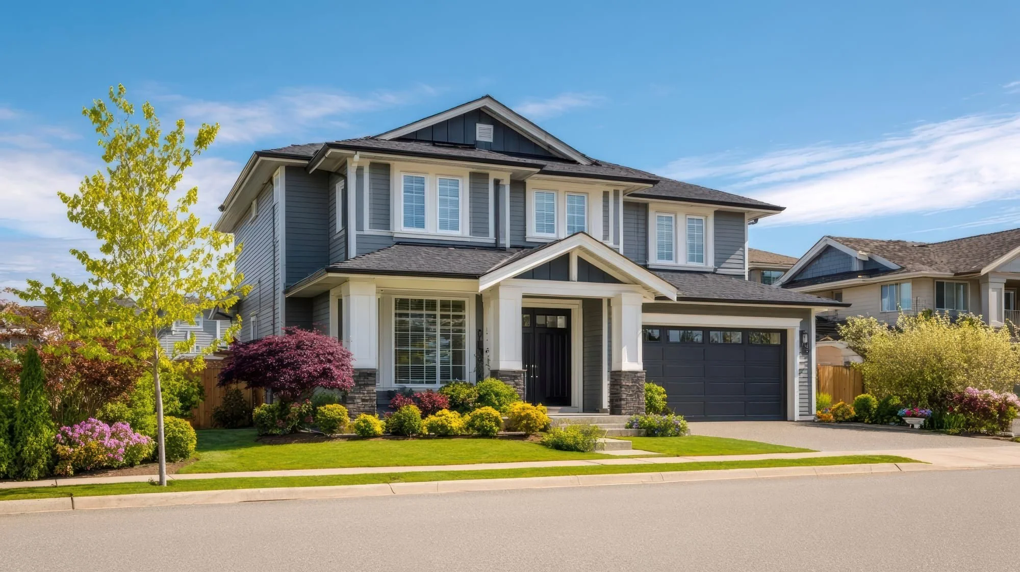house with residential Painting & residential Carpentry