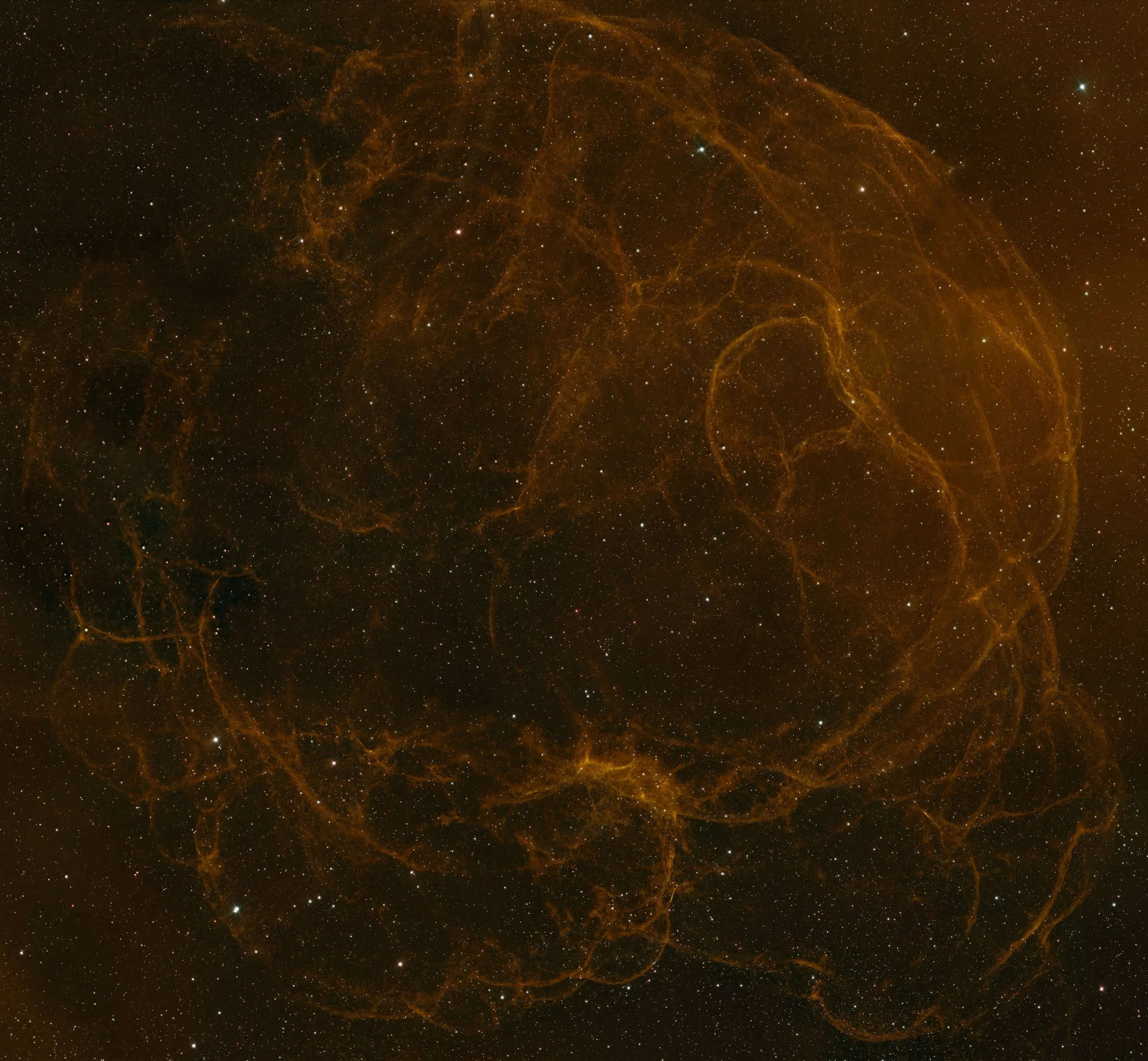 Spaghetti Nebula Metal Print