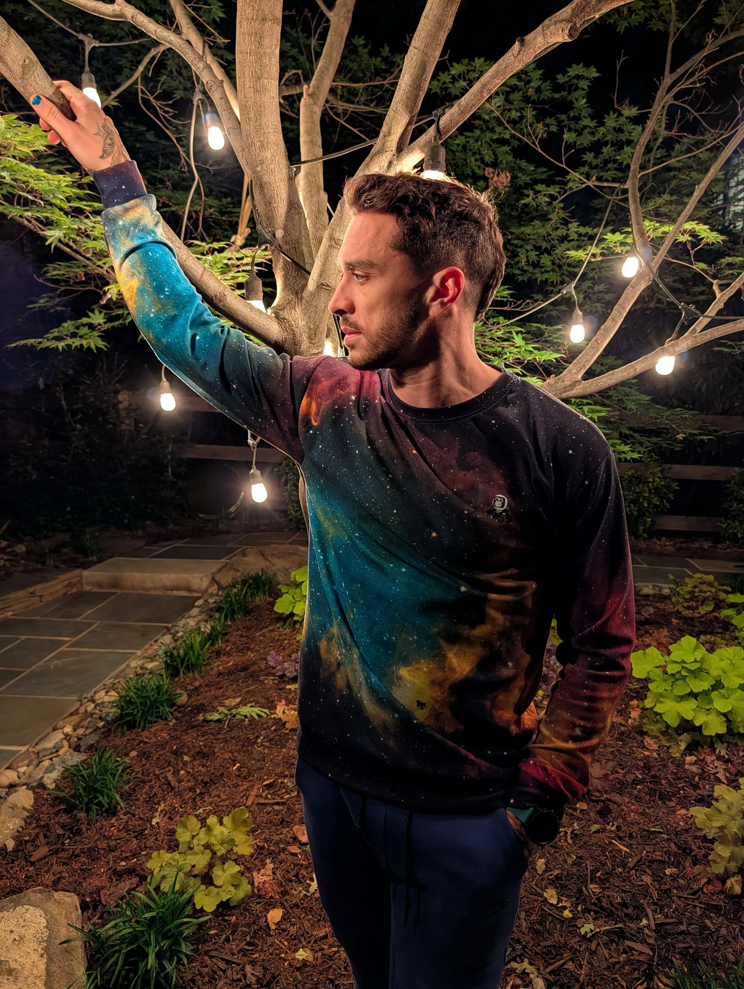 Soul Nebula printed on unisex sweatshirt — High Space Man