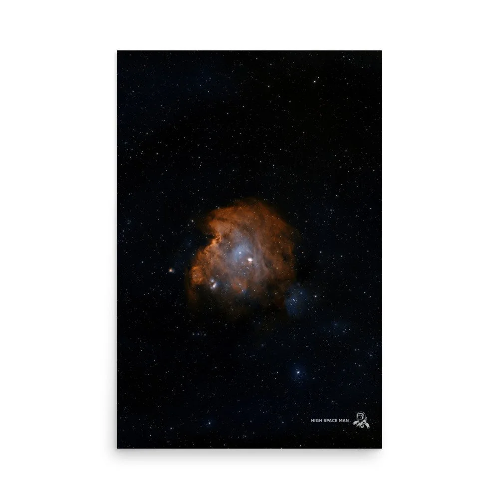 Monkey Head Nebula - Premium Photo Poster