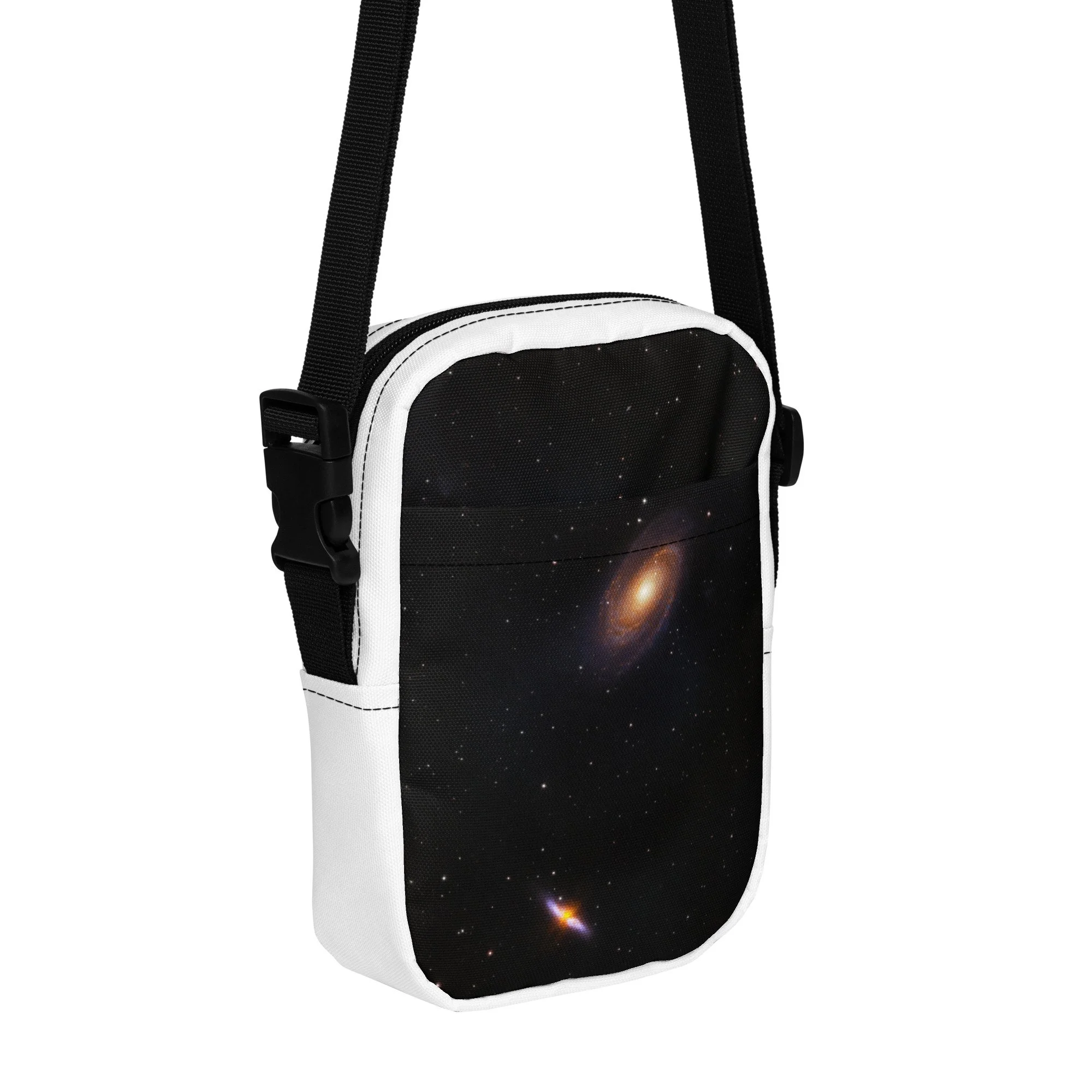 Bode's and Cigar Galaxy printed on utility crossbody bag — High Space Man