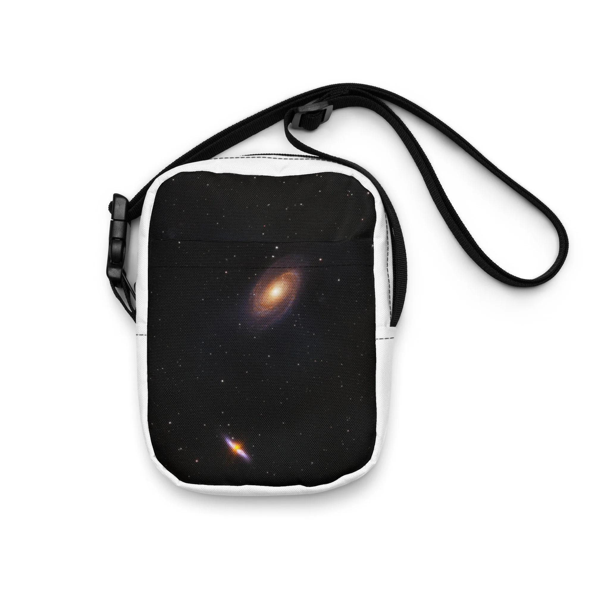 Bode's and Cigar Galaxy printed on utility crossbody bag — High Space Man