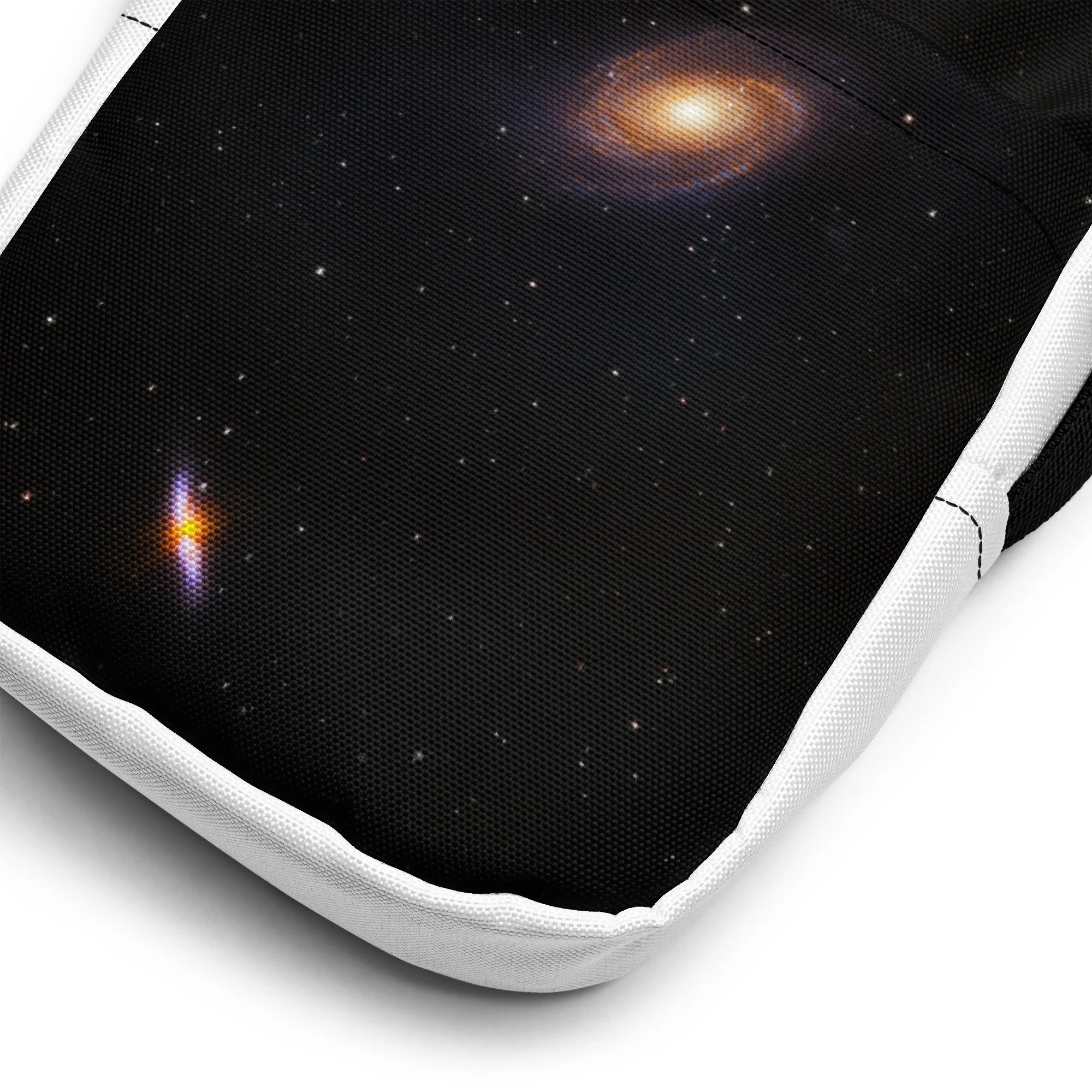 Bode's and Cigar Galaxy printed on utility crossbody bag — High Space Man