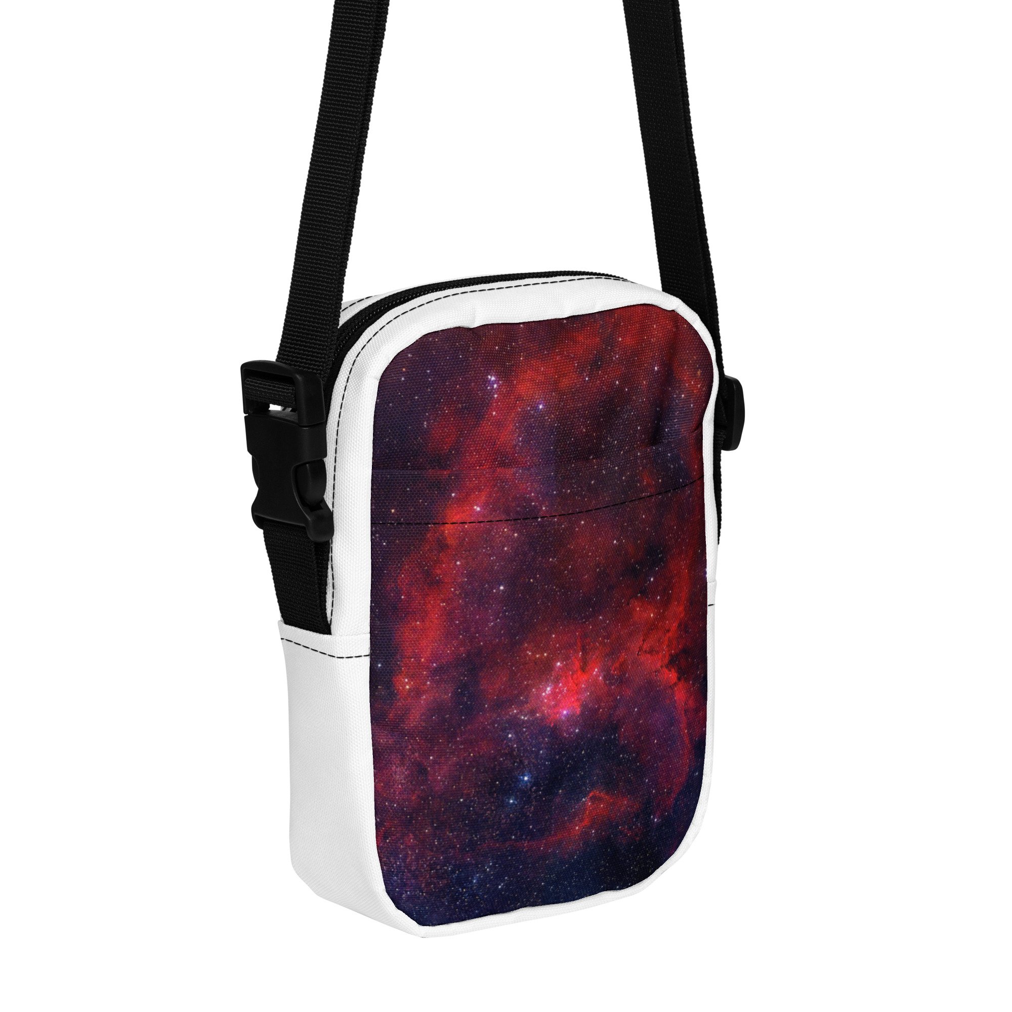 Heart Nebula printed on utility crossbody bag — High Space Man