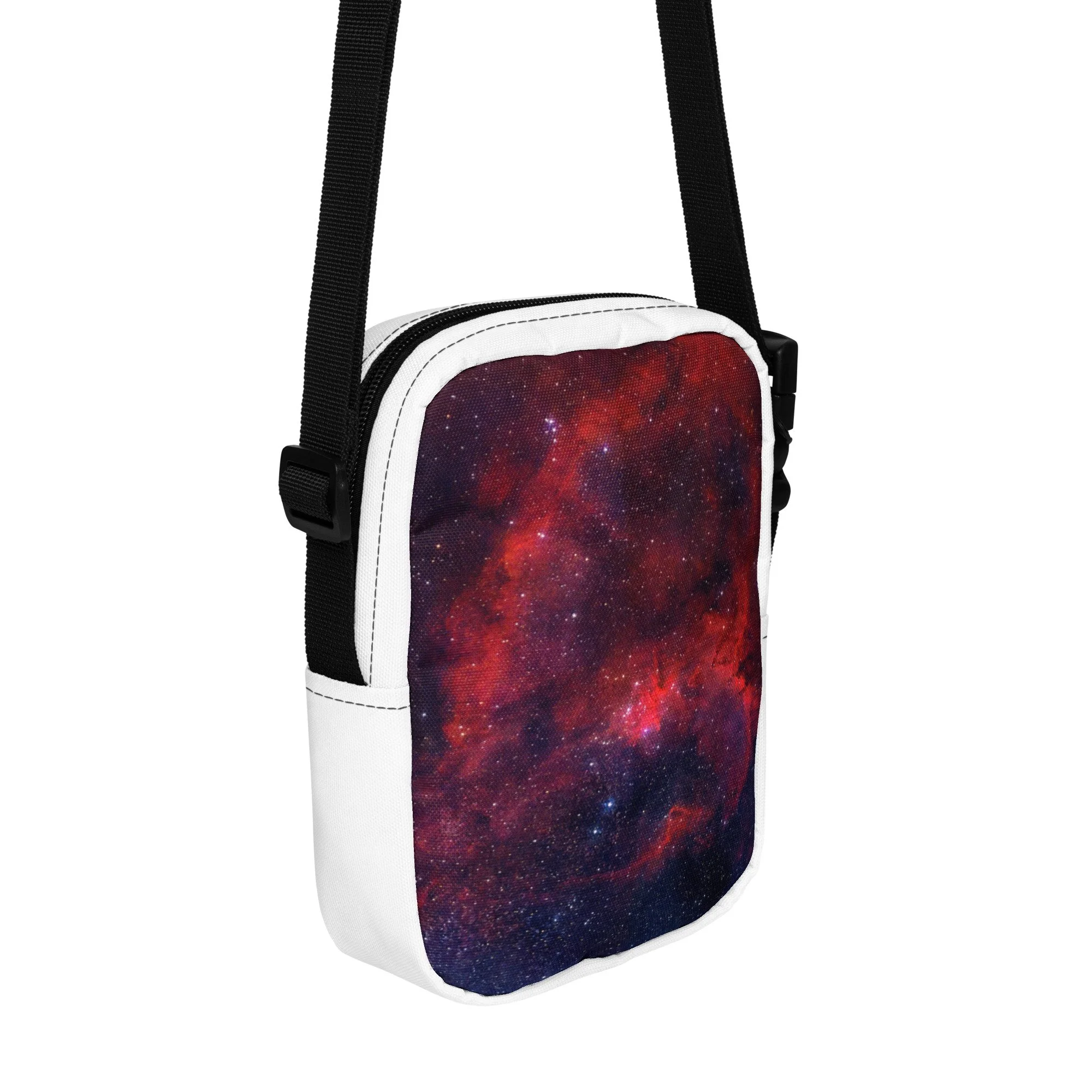 Heart Nebula printed on utility crossbody bag — High Space Man