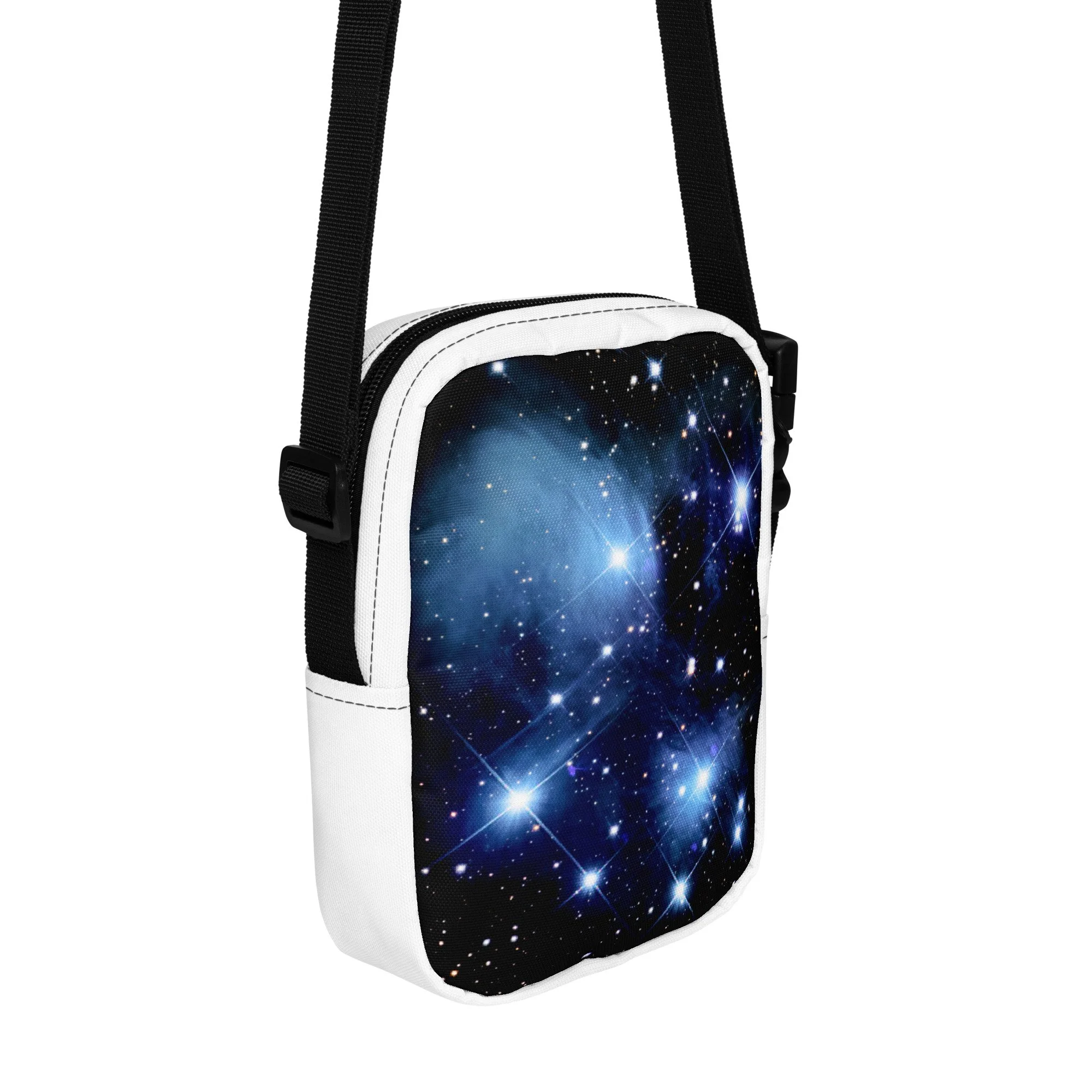 Pleiades star cluster printed on utility crossbody bag — High Space Man