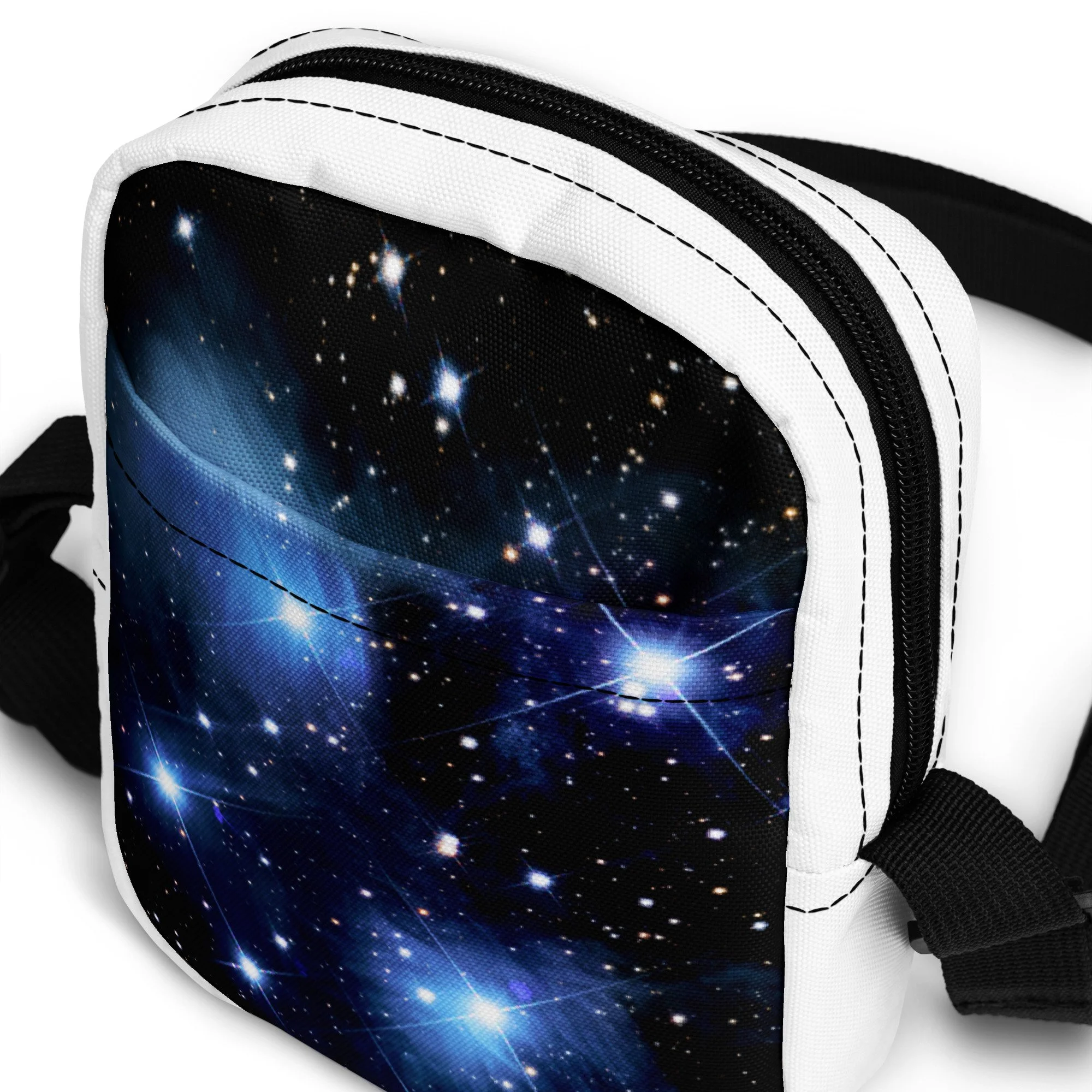 Pleiades star cluster printed on utility crossbody bag — High Space Man