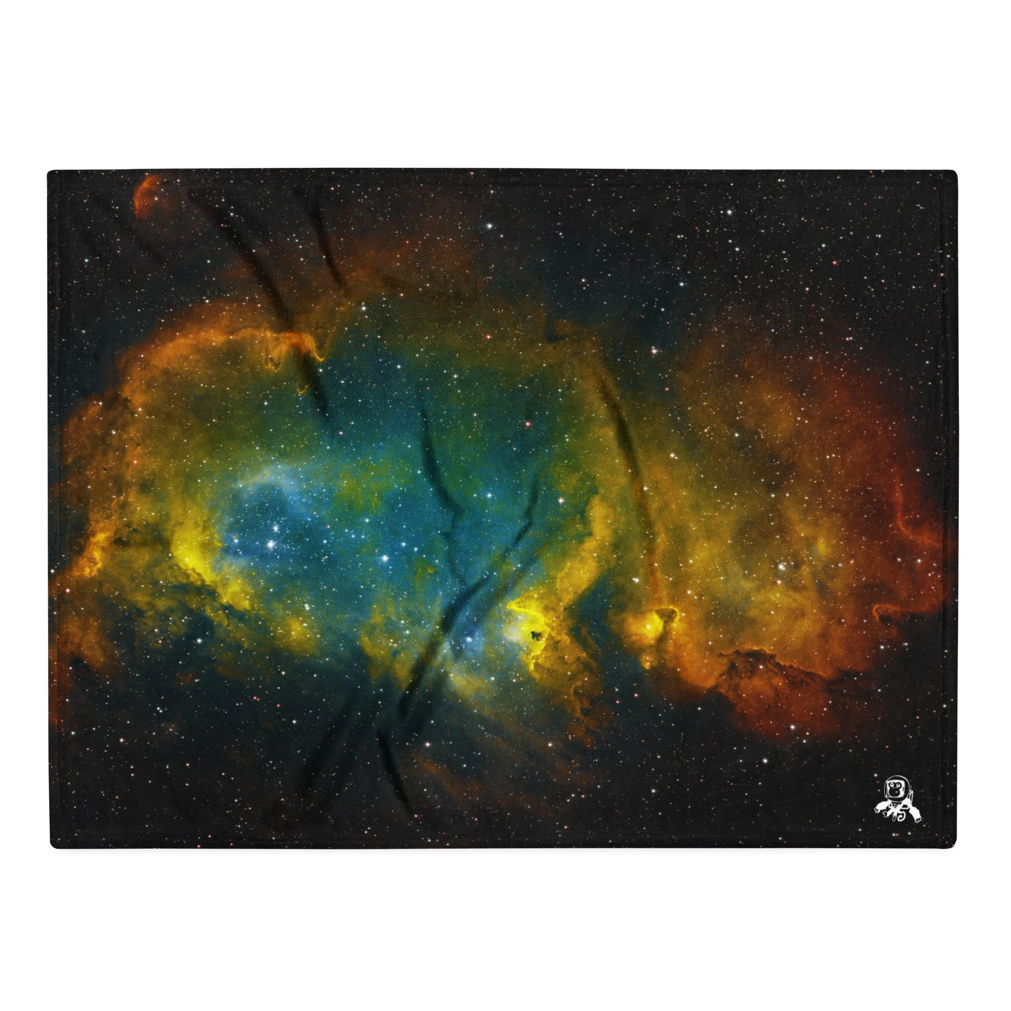 Soul Nebula printed on premium plush blanket — High Space Man