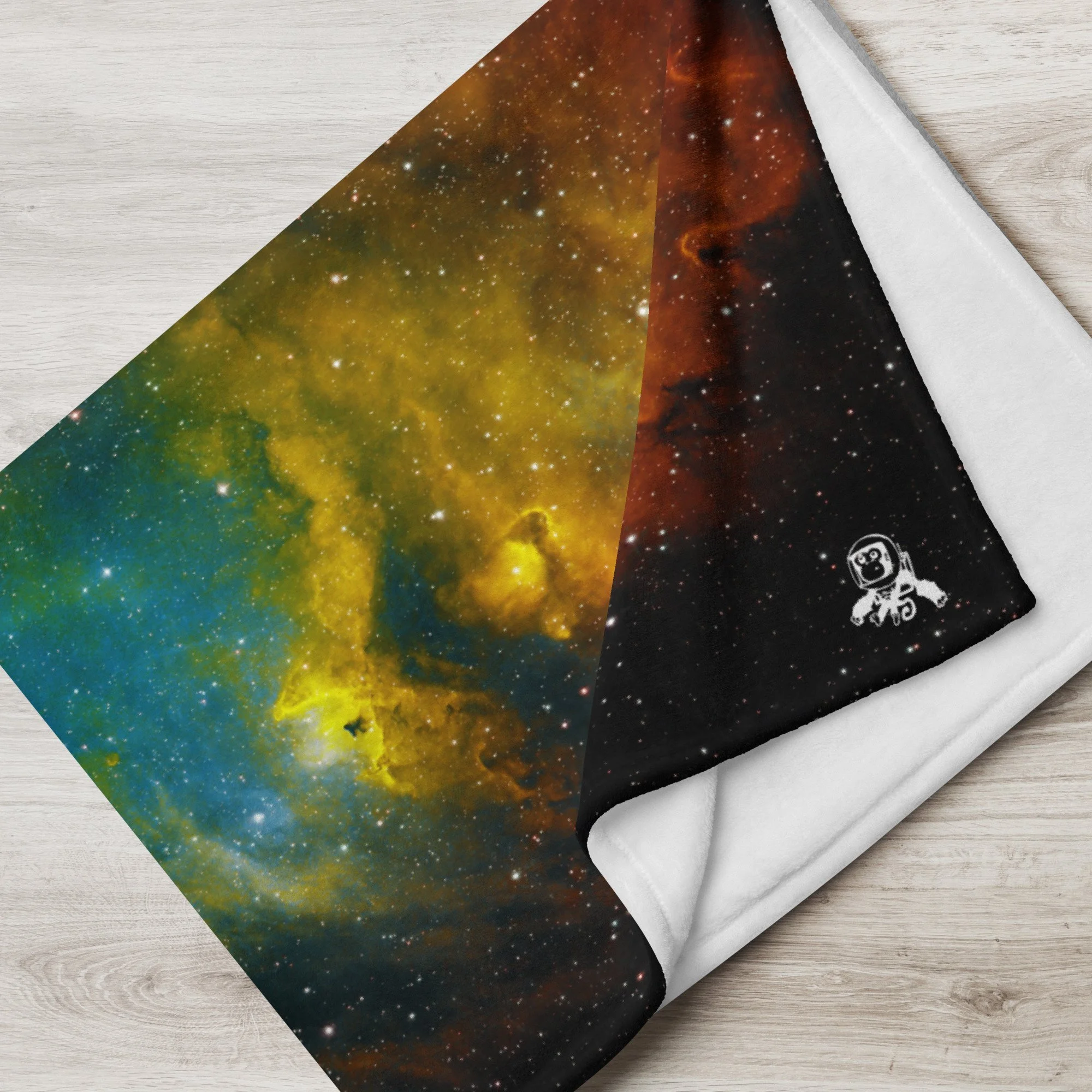 Soul Nebula printed on premium plush blanket — High Space Man