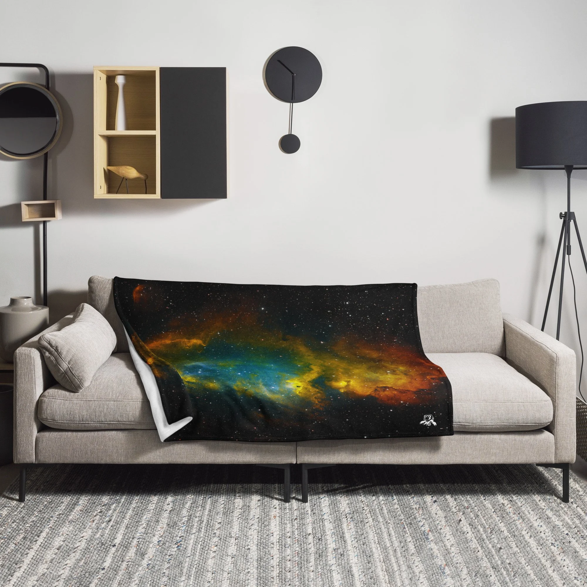 Soul Nebula printed on premium plush blanket — High Space Man