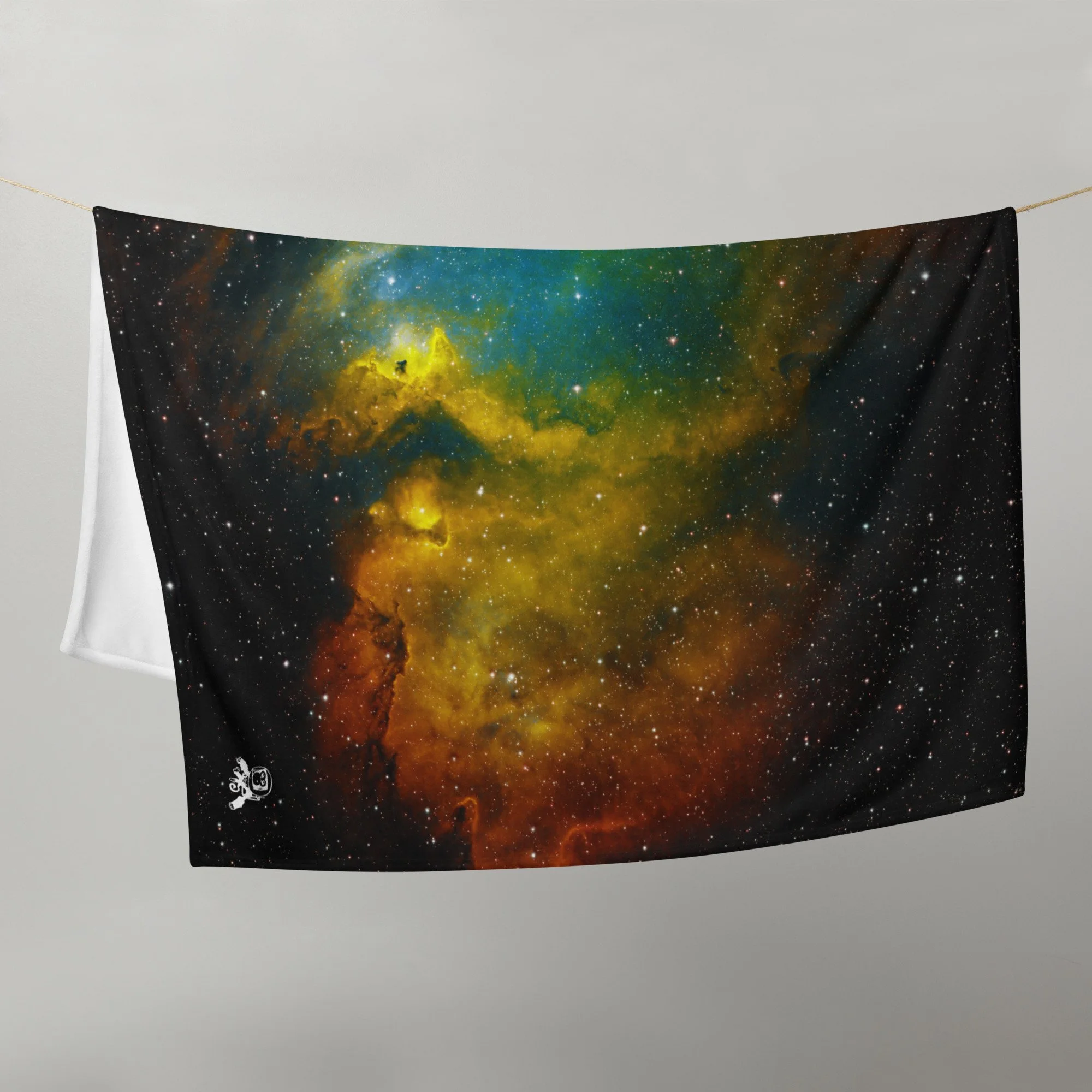 Soul Nebula printed on premium plush blanket — High Space Man