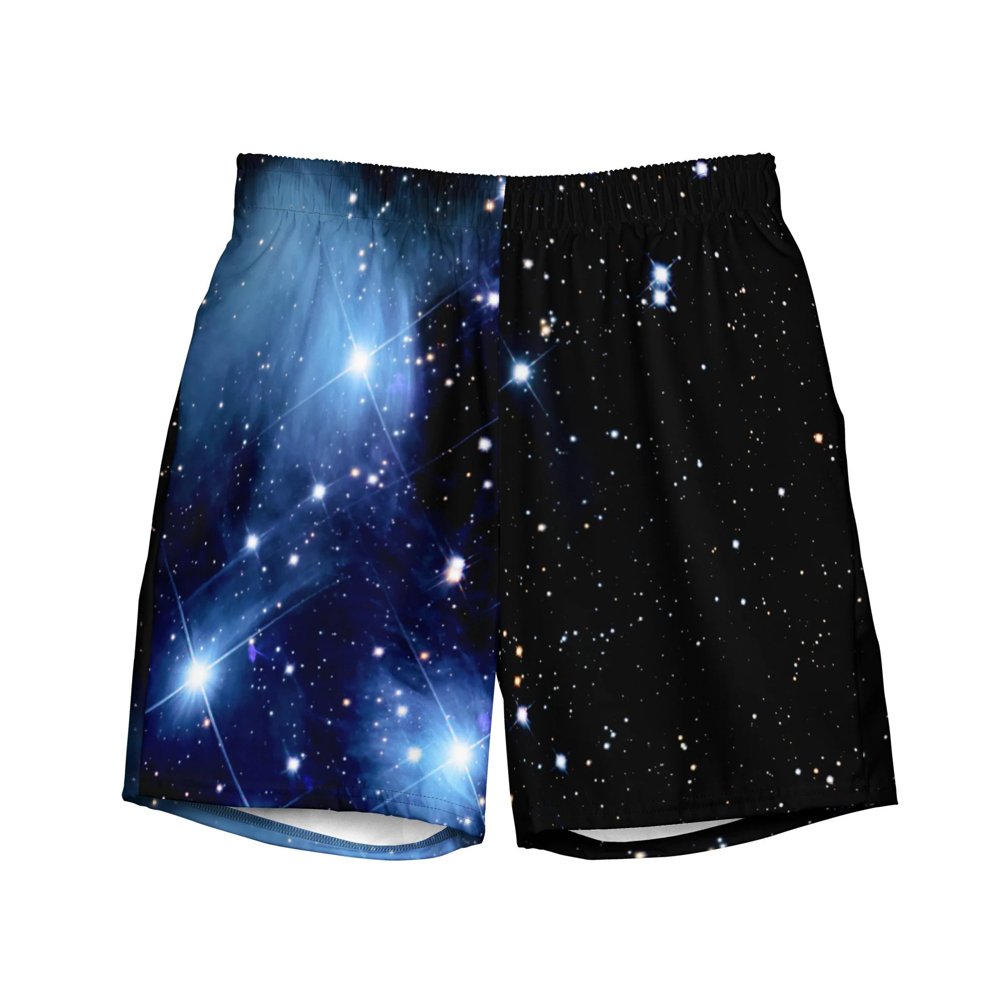 Pleiades star cluster printed on men's swim trunks — High Space Man