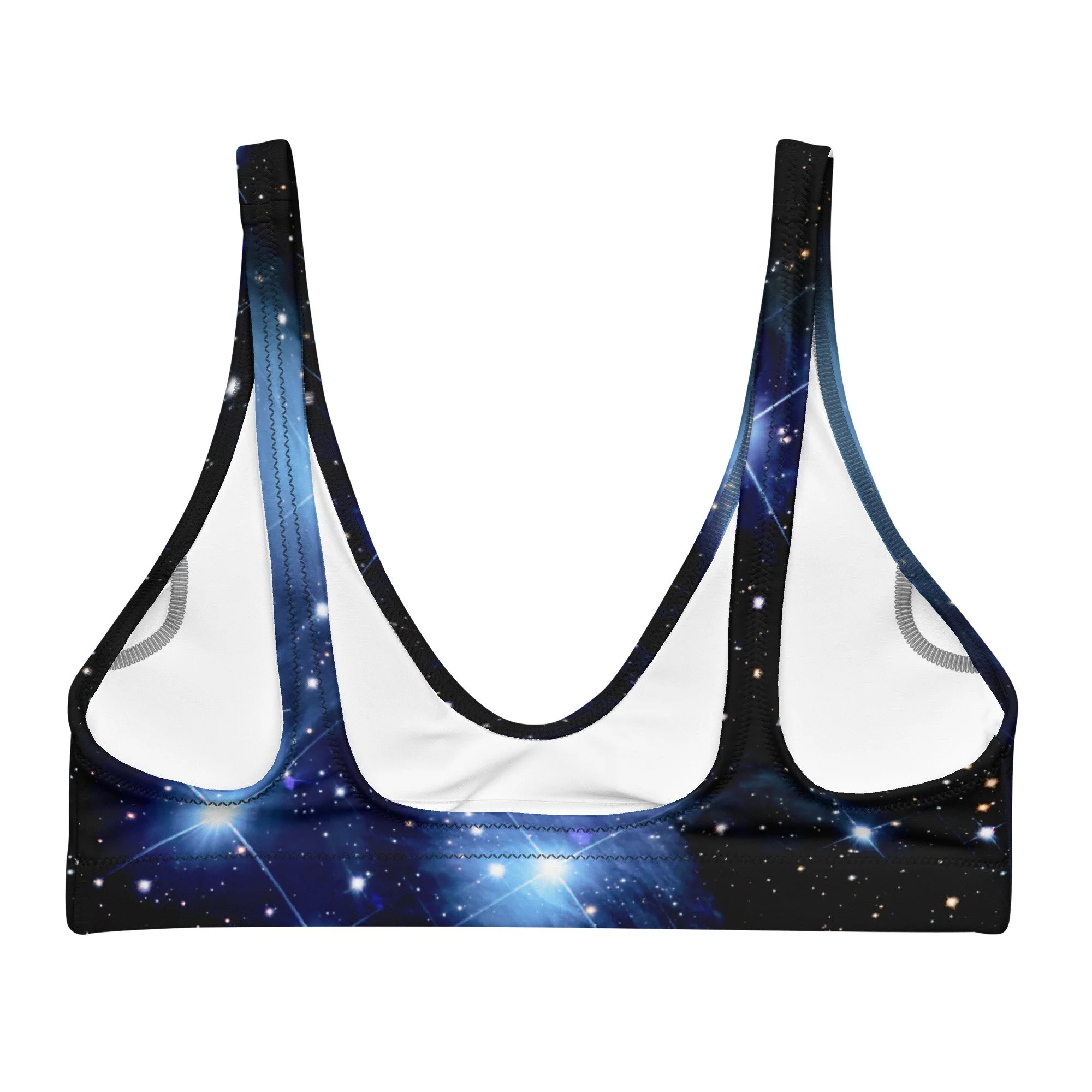 Pleiades star cluster printed on padded bikini top — High Space Man