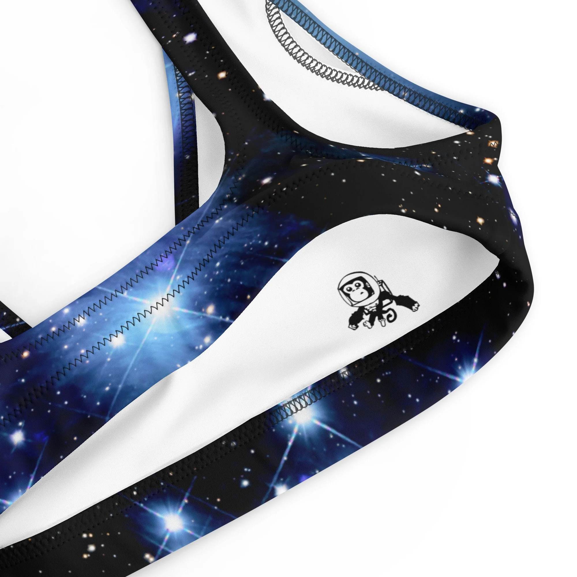 Pleiades star cluster printed on padded bikini top — High Space Man