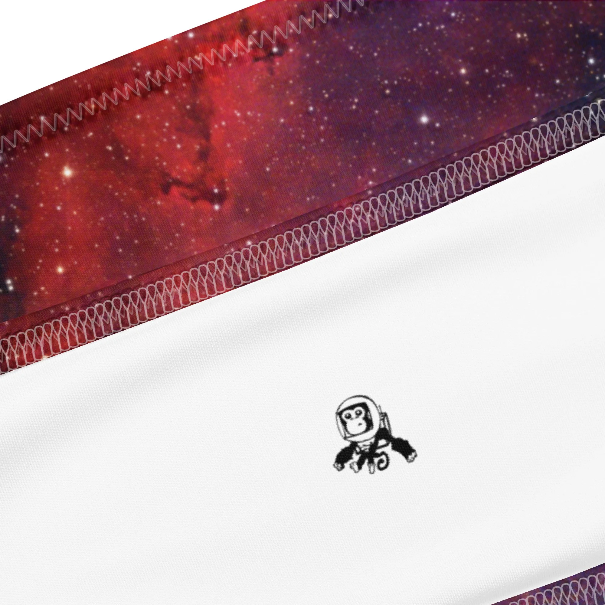Heart Nebula printed on bandeau bikini top — High Space Man
