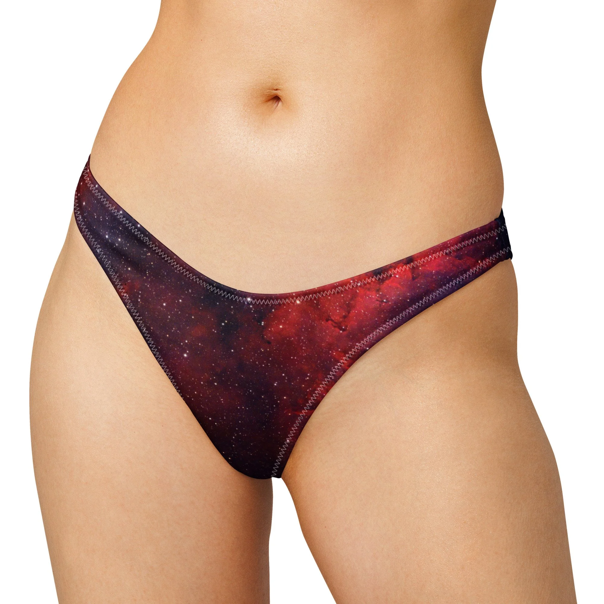 Heart Nebula printed on V-cut bikini bottom — High Space Man
