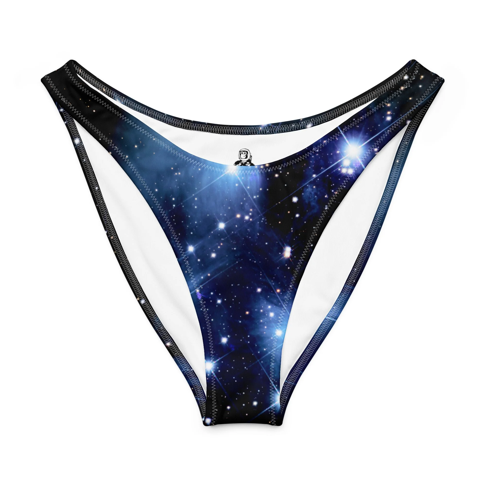 Pleiades star cluster printed on V-cut bikini bottom — High Space Man