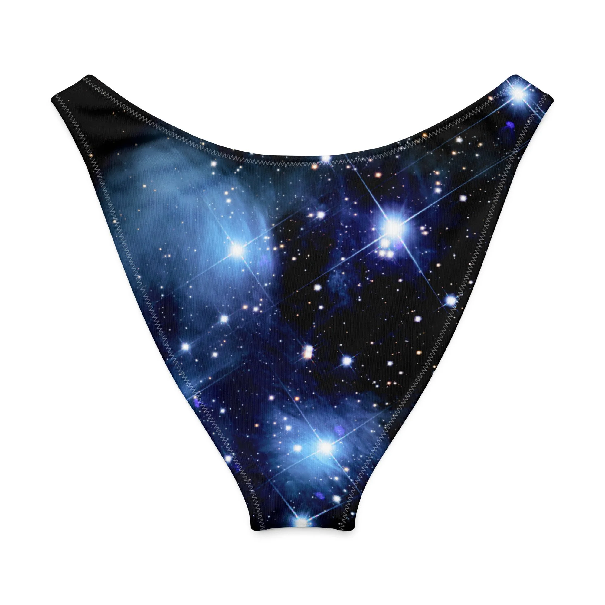 Pleiades star cluster printed on V-cut bikini bottom — High Space Man