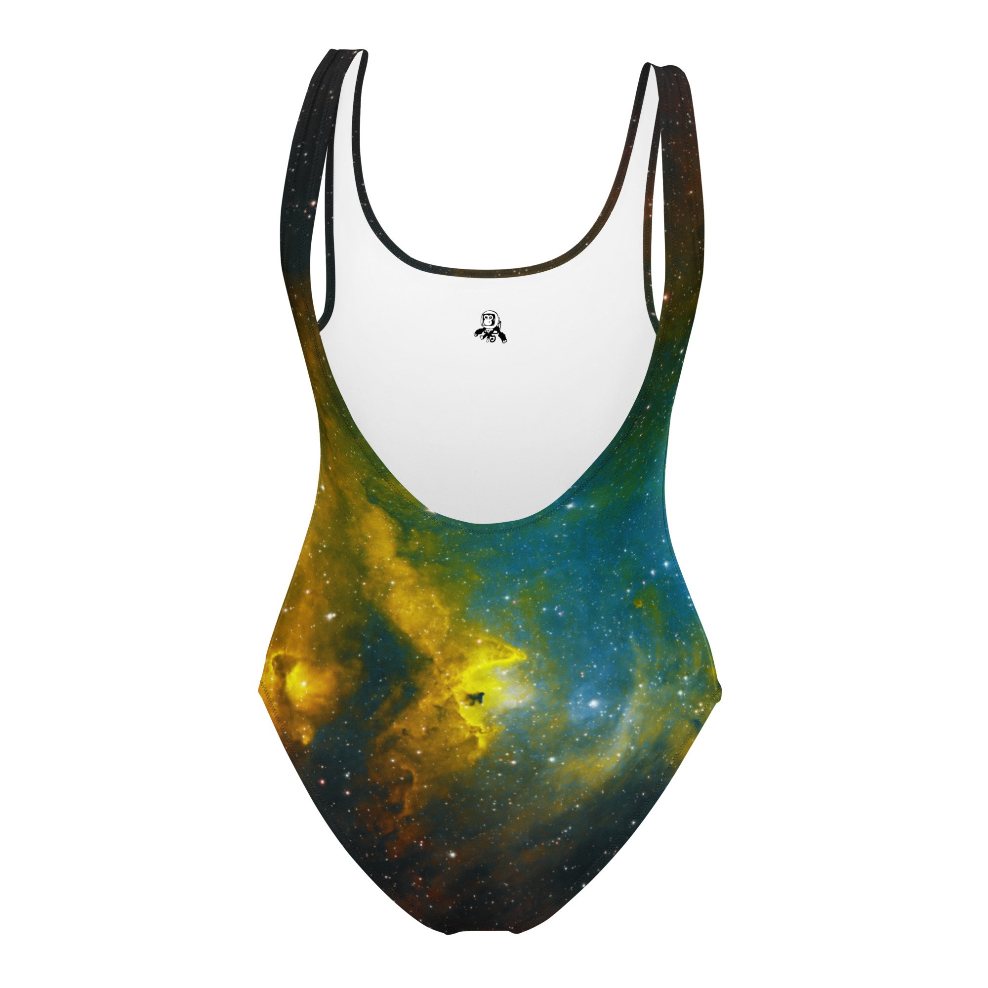Soul Nebula printed on women's one-piece swimsuit — High Space Man