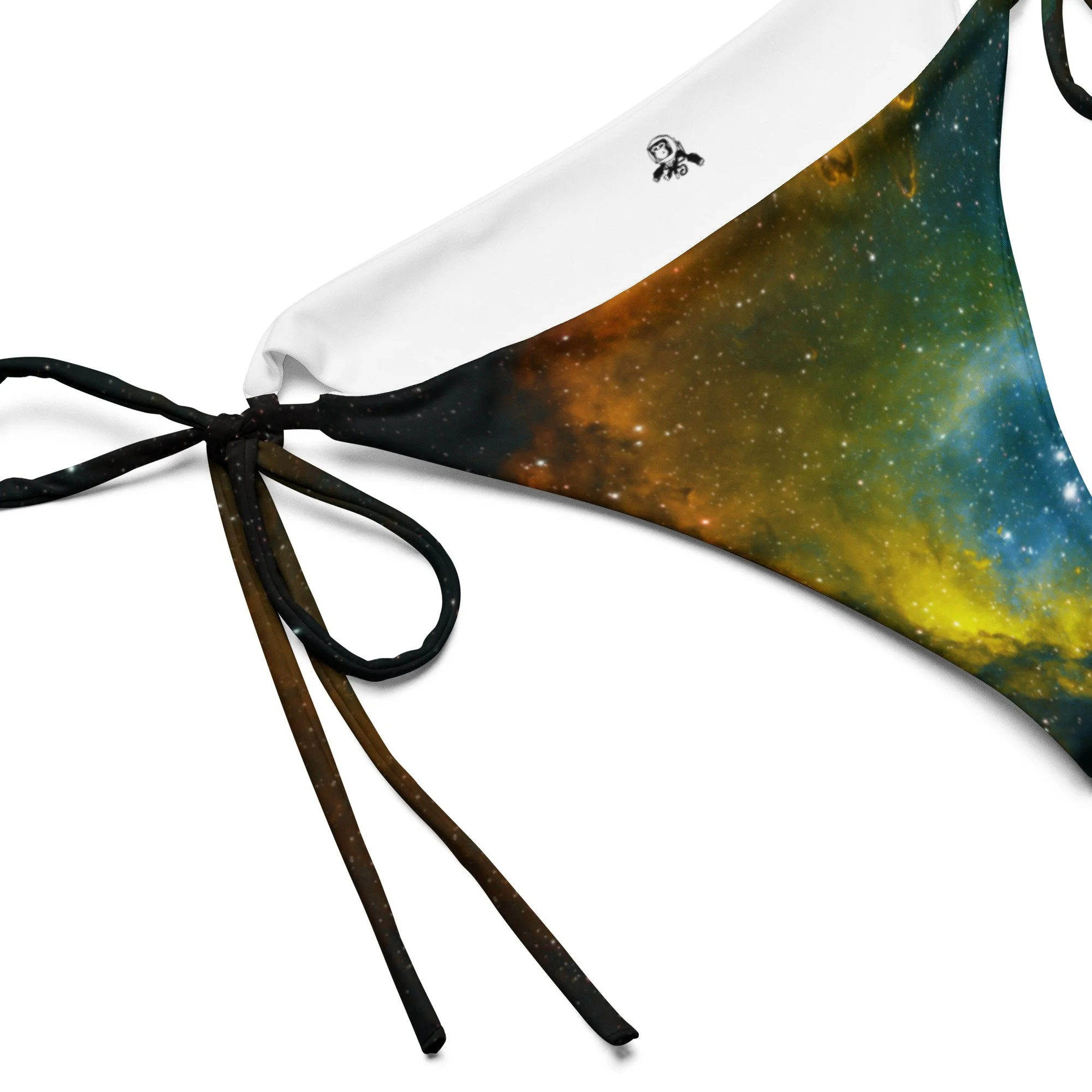 Soul Nebula printed on string bikini bottom — High Space Man