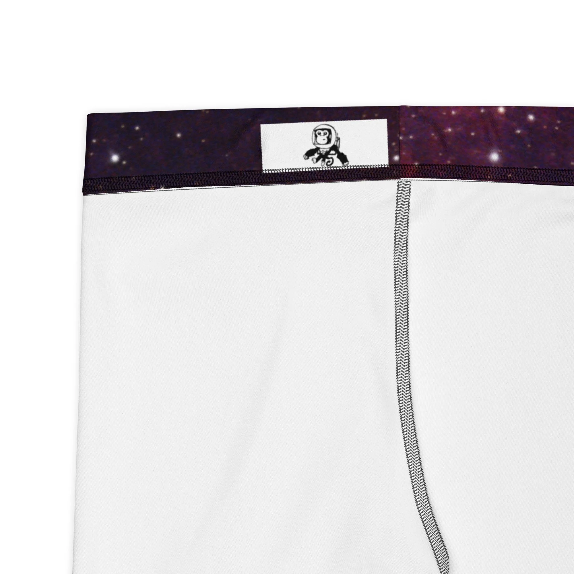 Heart Nebula printed on women's short tights — High Space Man
