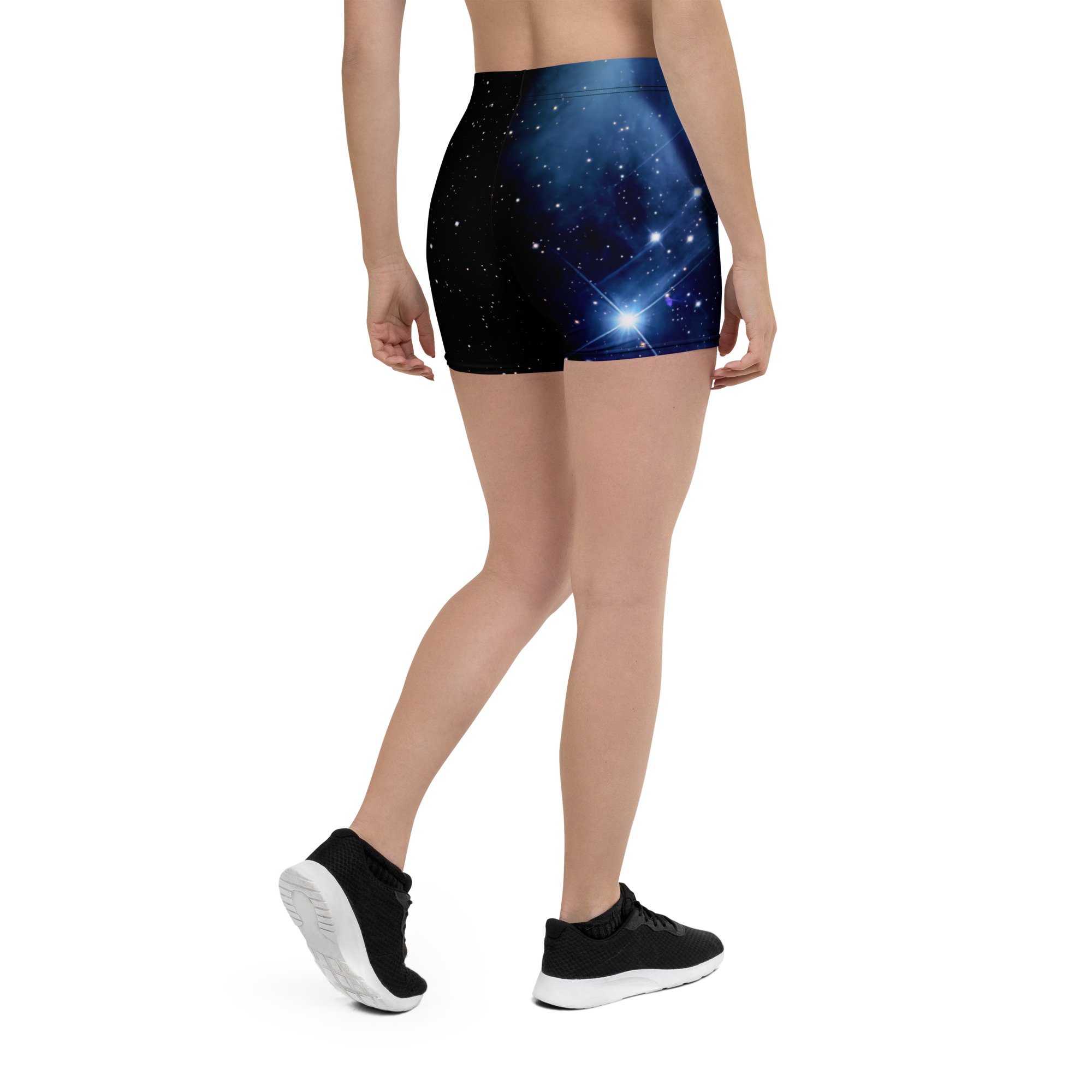 Pleiades star cluster printed on women's short tights — High Space Man