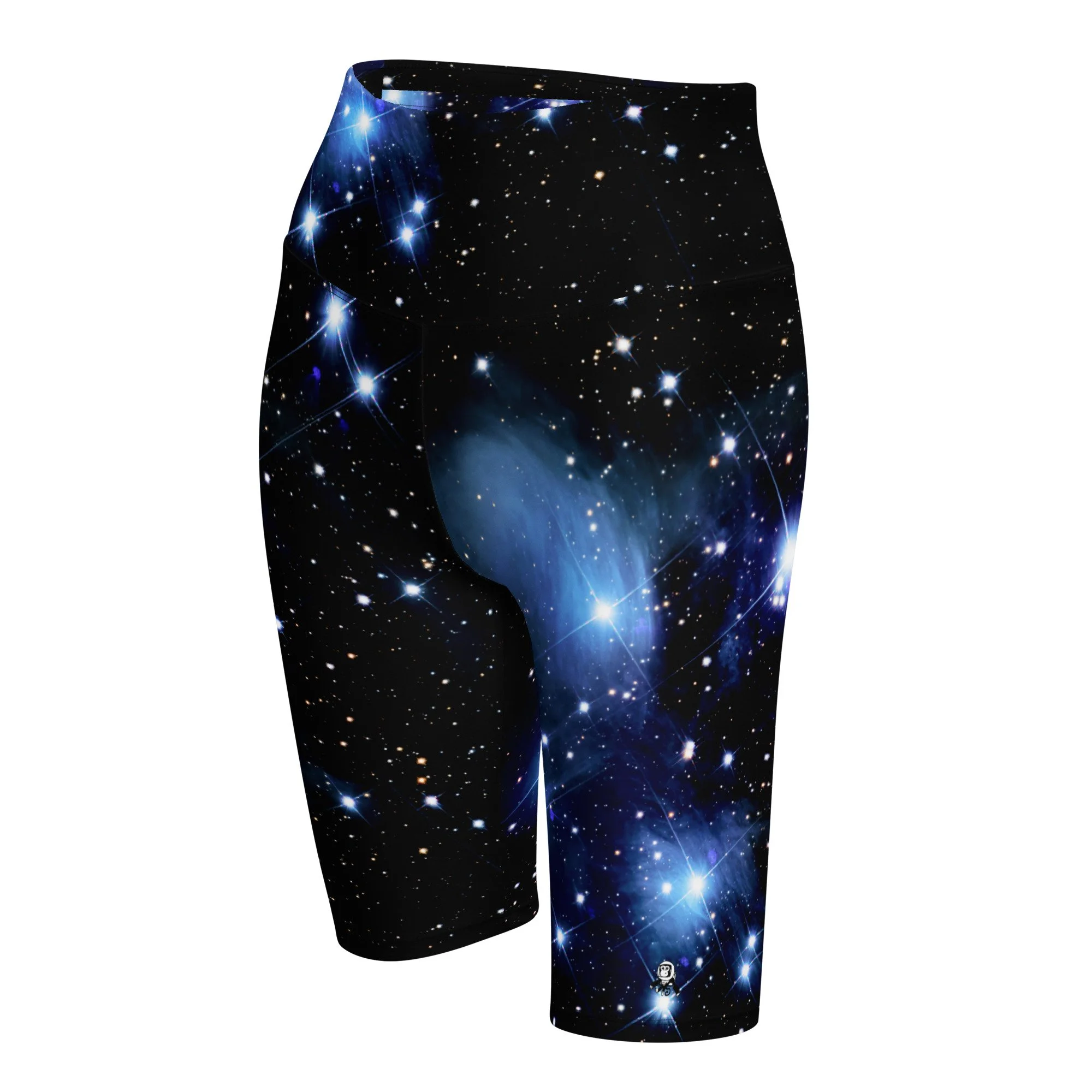 Pleiades star cluster printed on women's biker shorts — High Space Man
