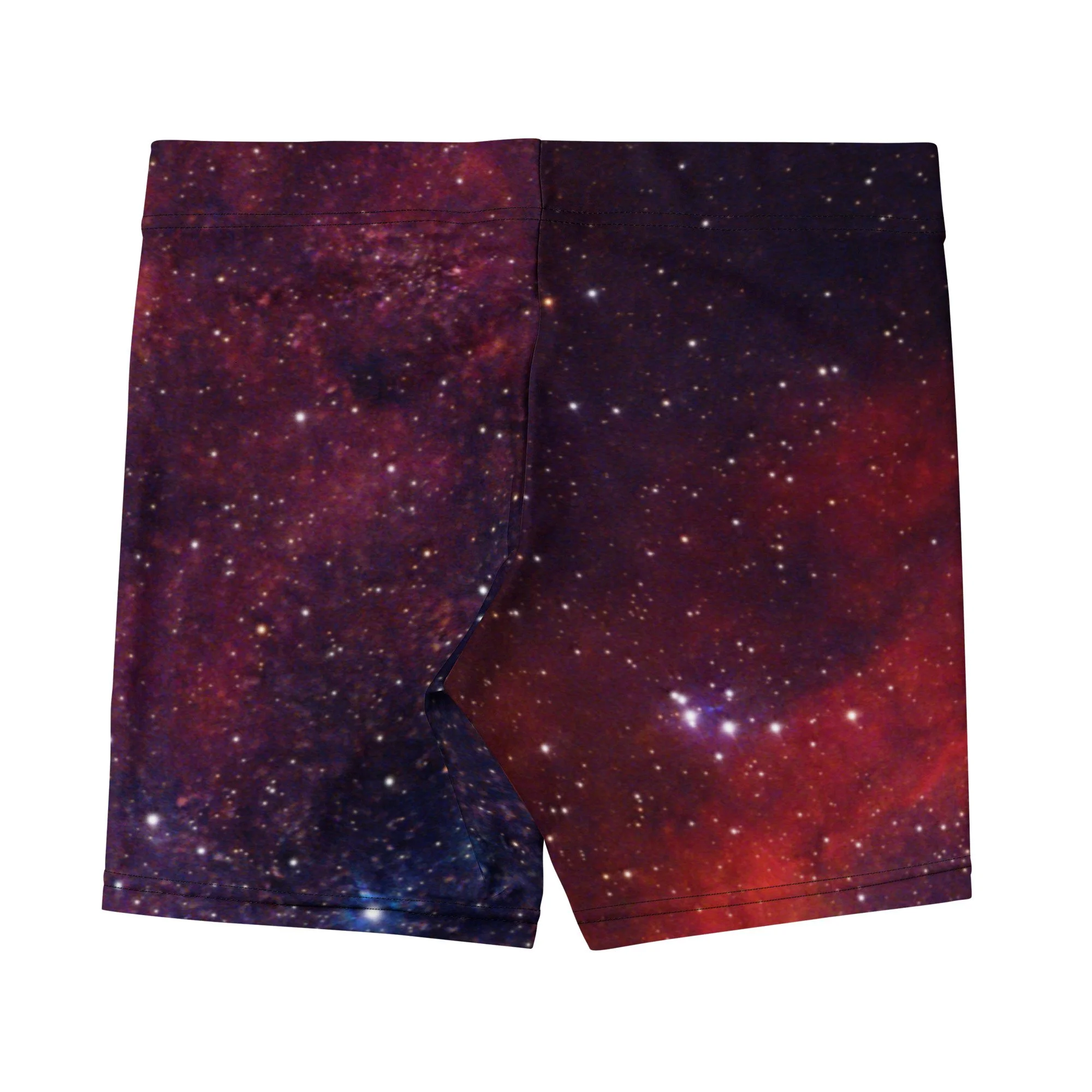 Heart Nebula printed on women's short tights — High Space Man