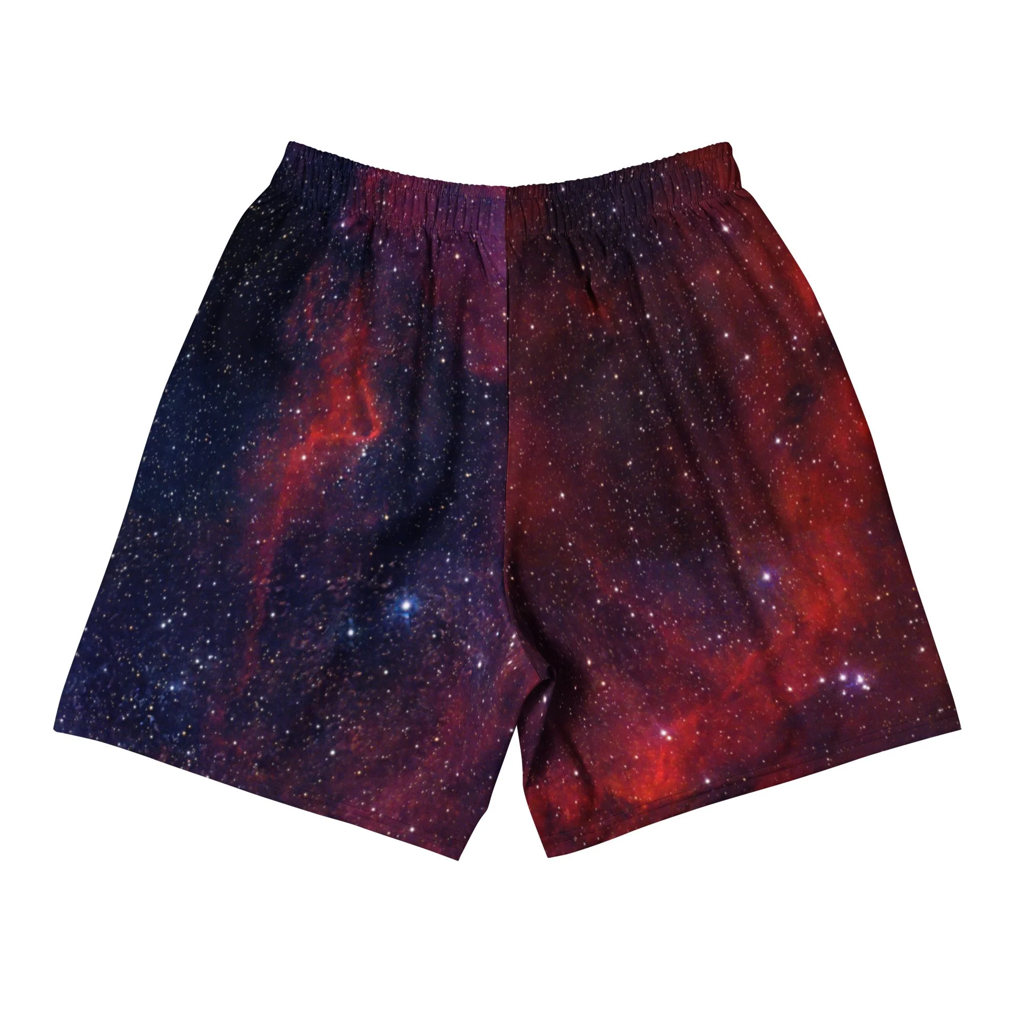 Heart Nebula printed on unisex 6 inch inseam athletic shorts — High Space Man