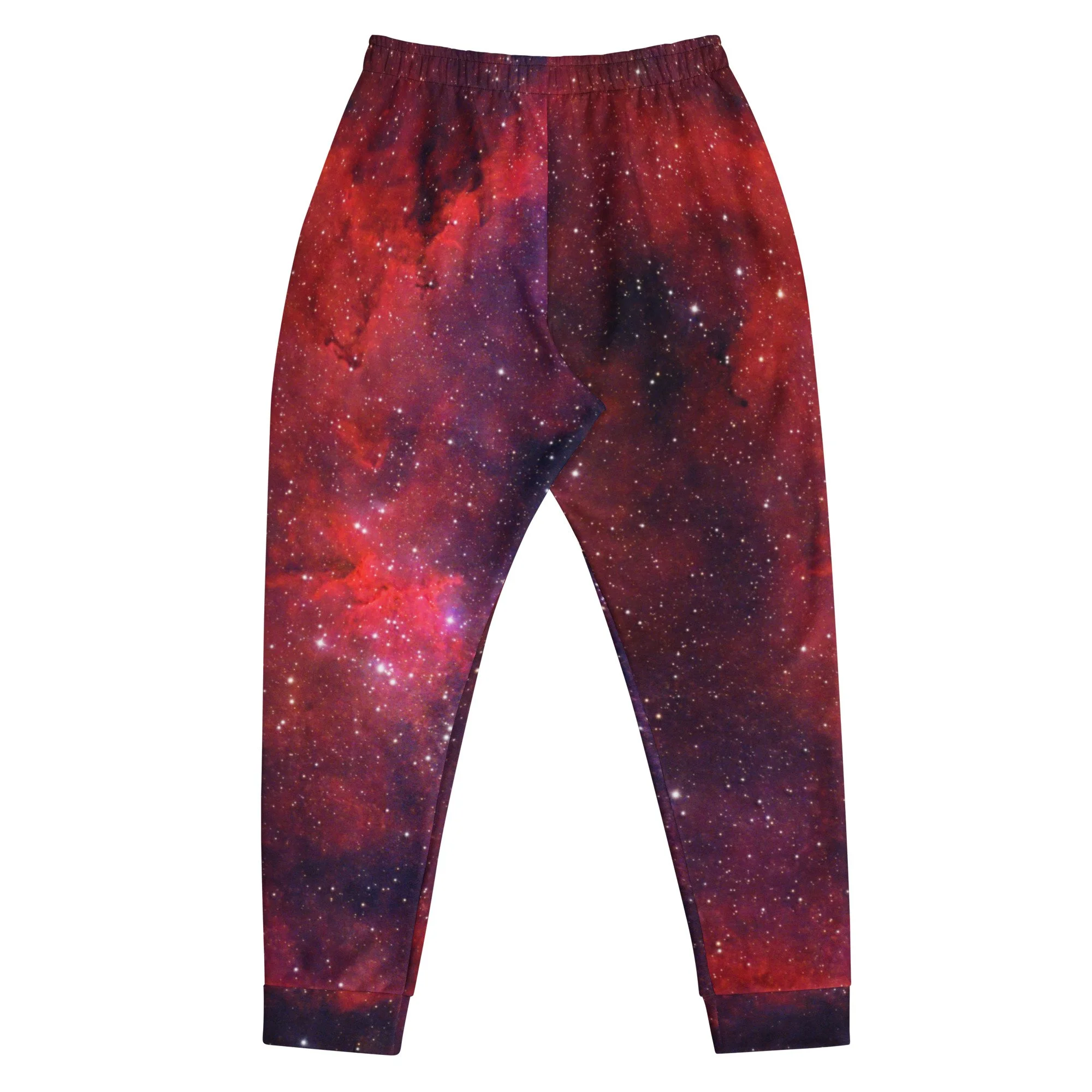 Heart Nebula printed on men's recycled joggers — High Space Man