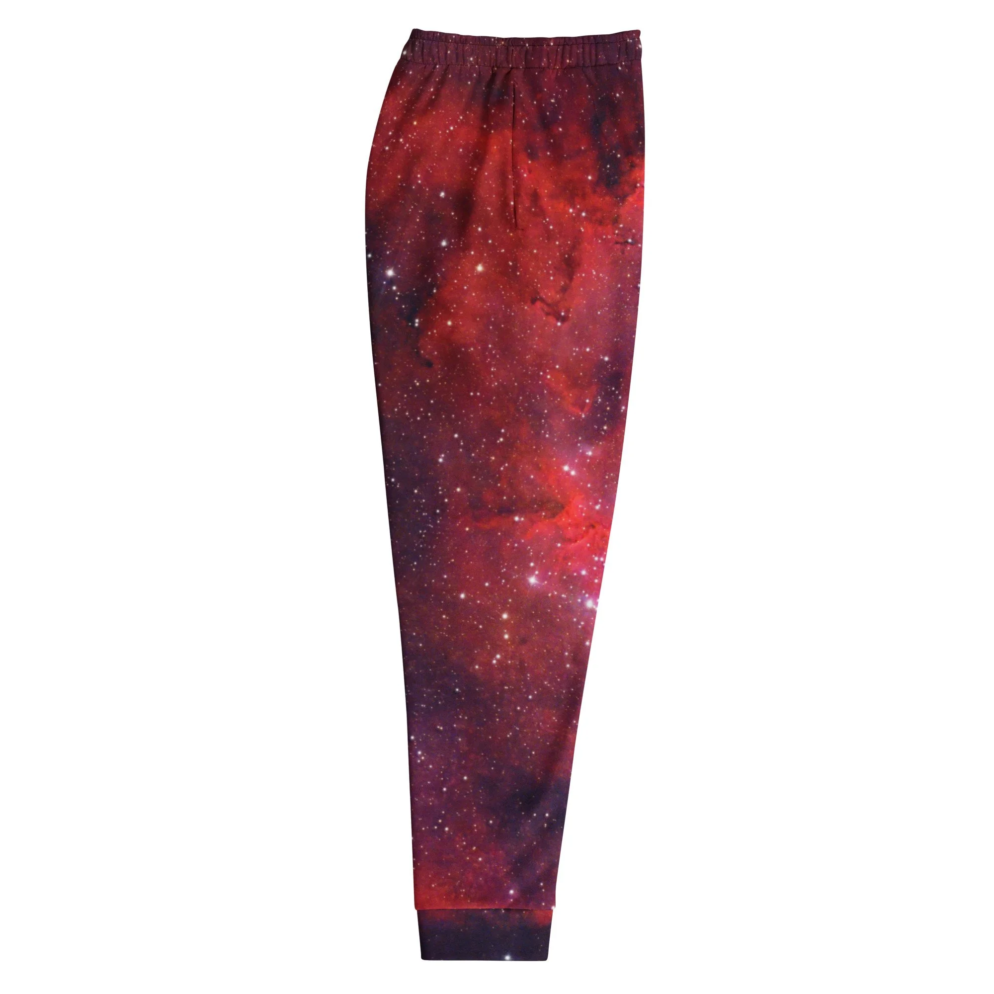 Heart Nebula printed on men's recycled joggers — High Space Man