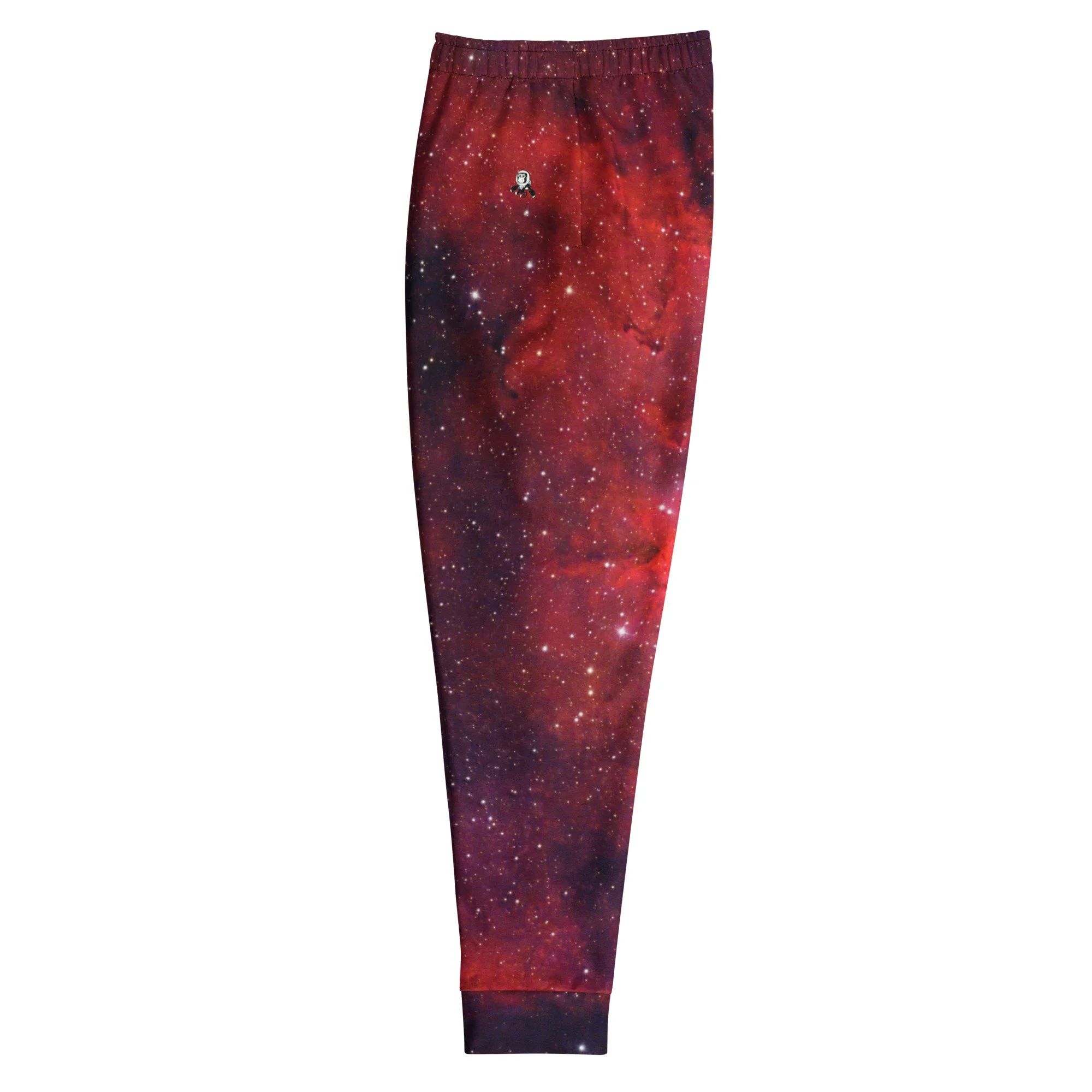 Heart Nebula printed on men's recycled joggers — High Space Man