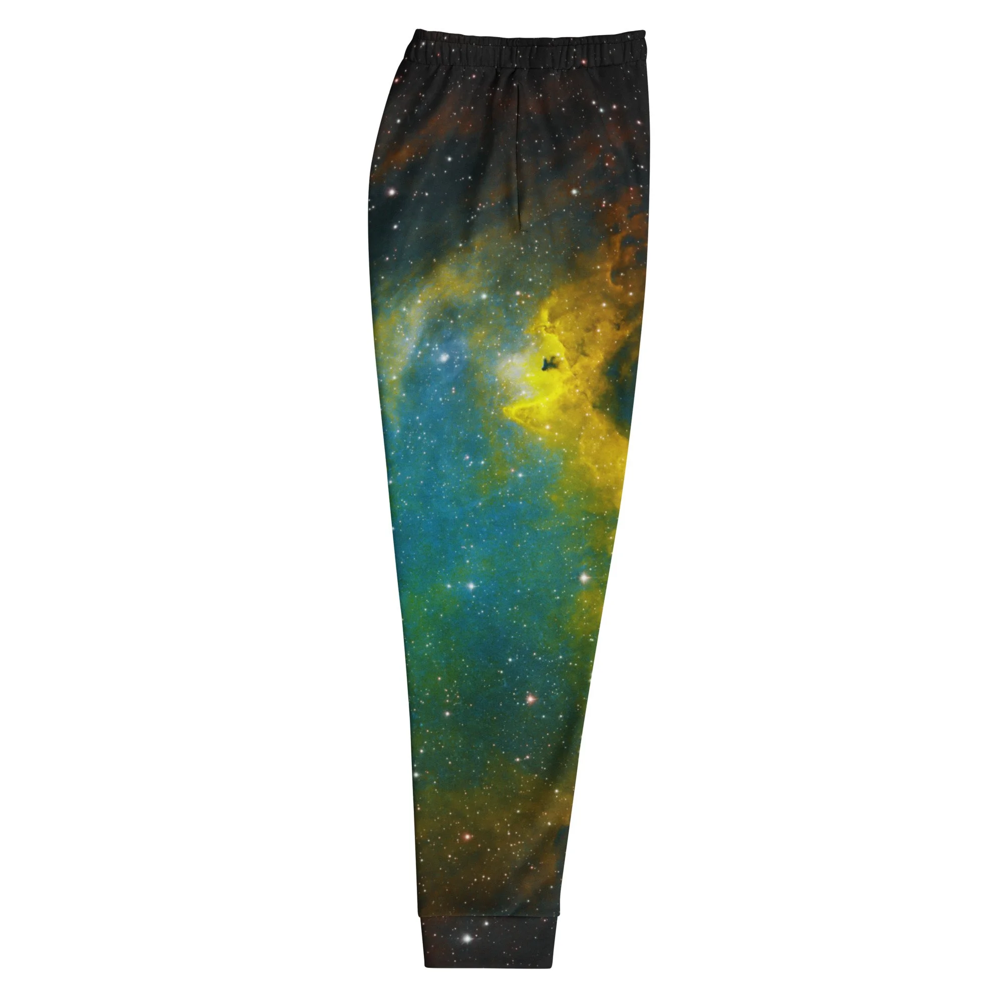 Soul Nebula printed on men's recycled joggers — High Space Man