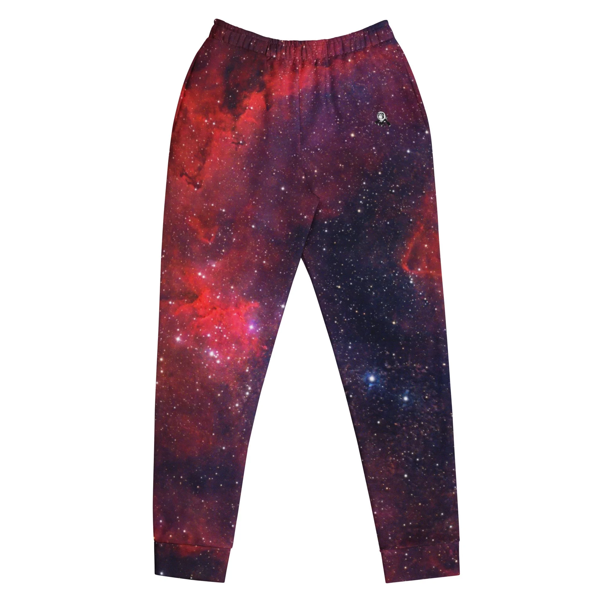Heart Nebula printed on women's joggers — High Space Man