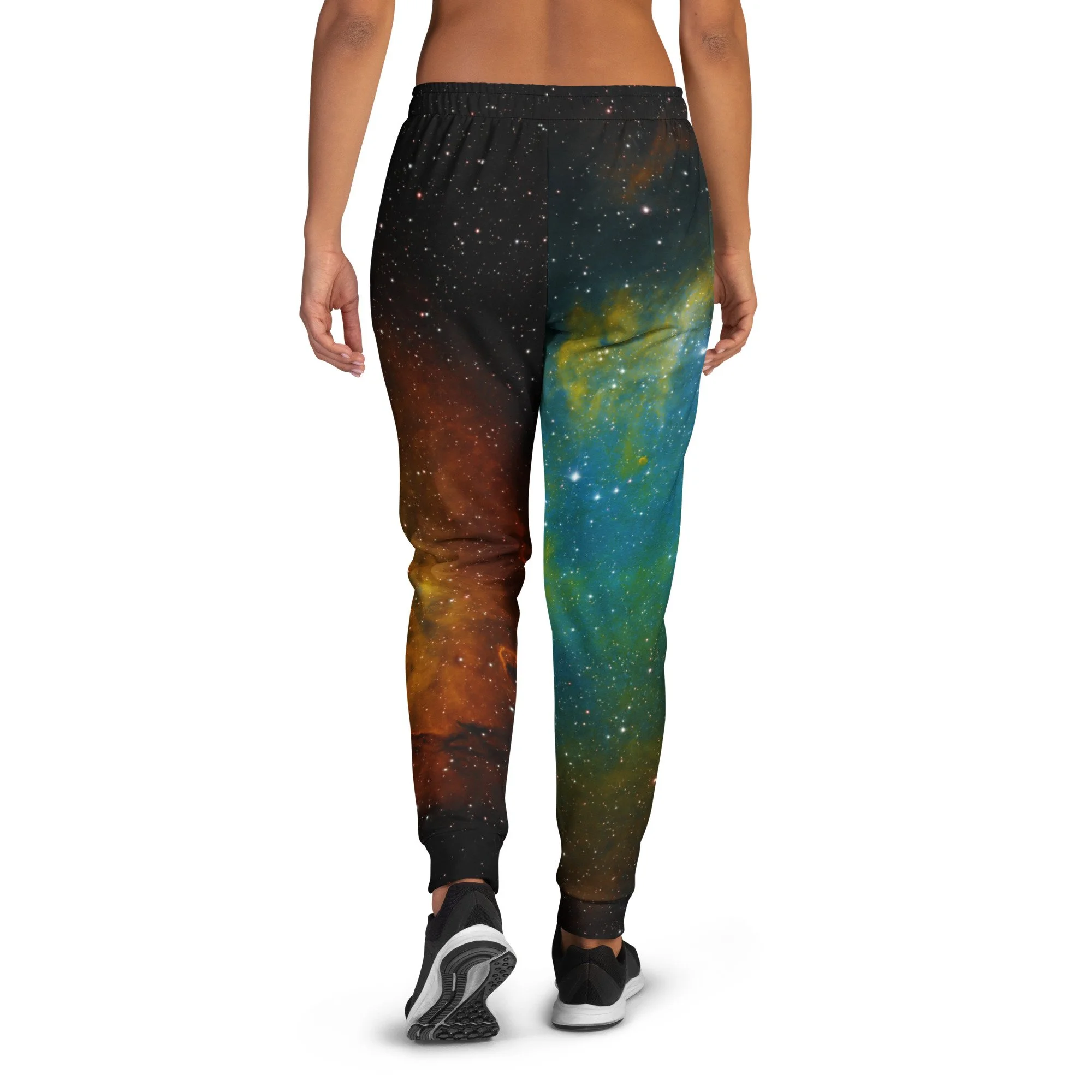 Soul Nebula printed on women's joggers — High Space Man
