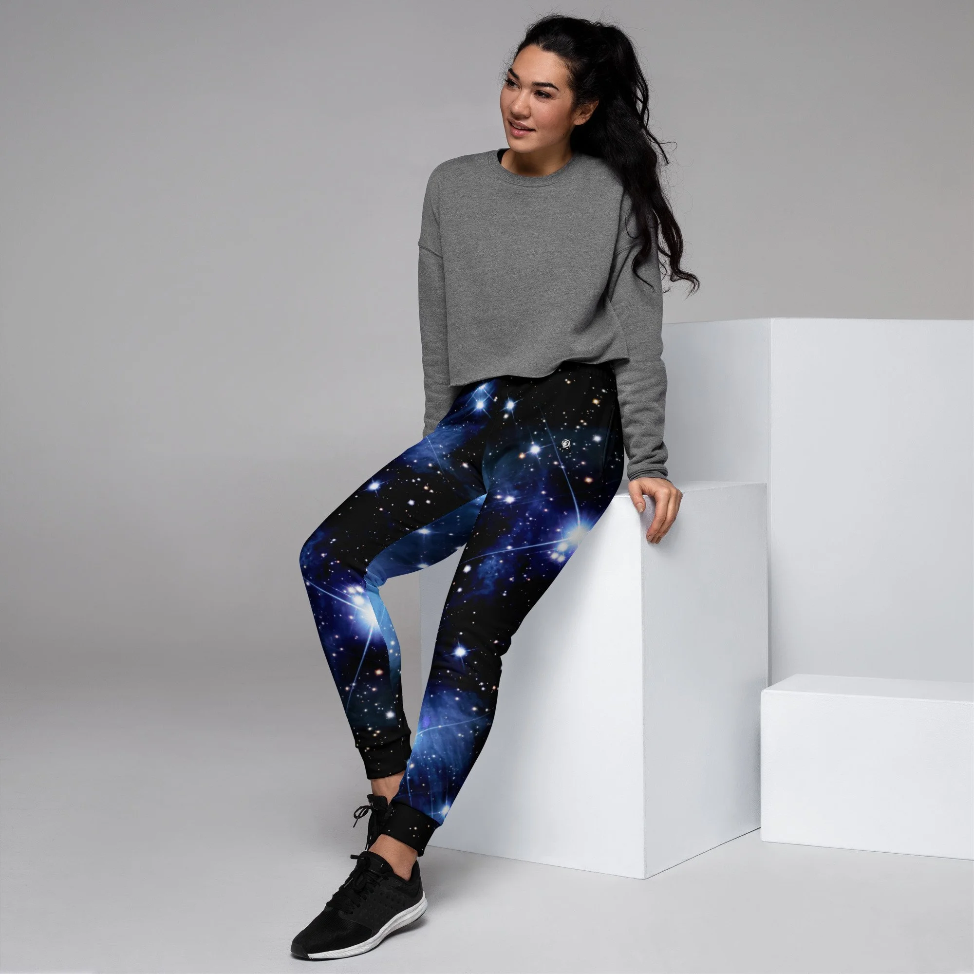 Pleiades star cluster printed on women's joggers — High Space Man