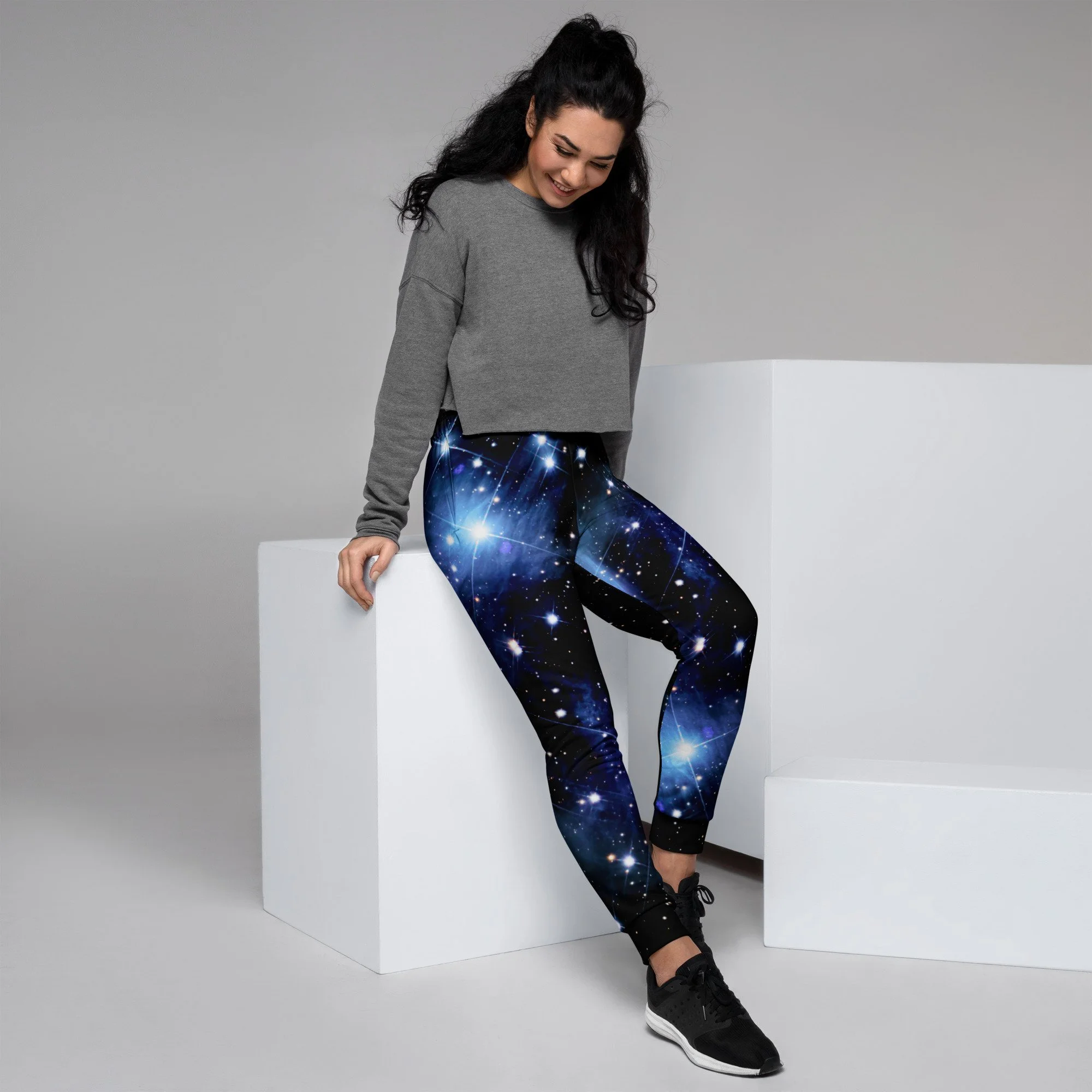 Pleiades star cluster printed on women's joggers — High Space Man