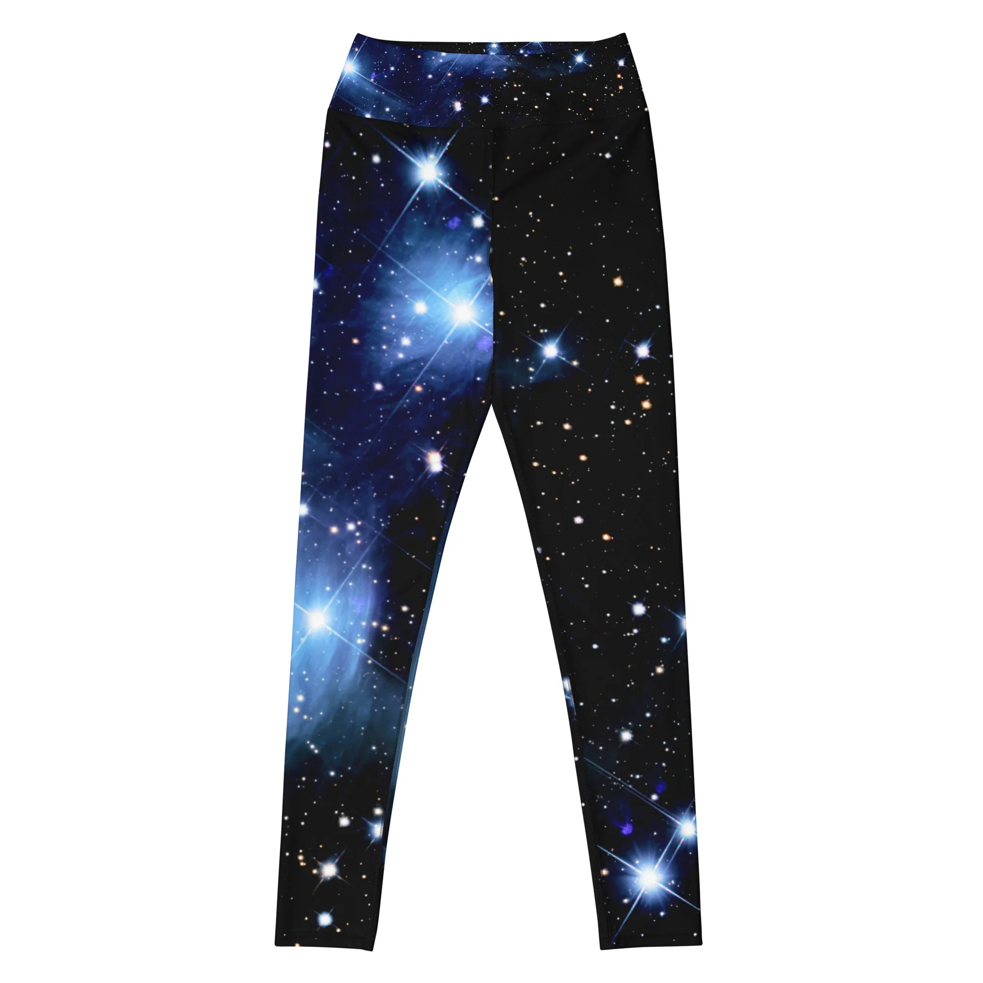 Pleiades star cluster printed on women's yoga leggings — High Space Man