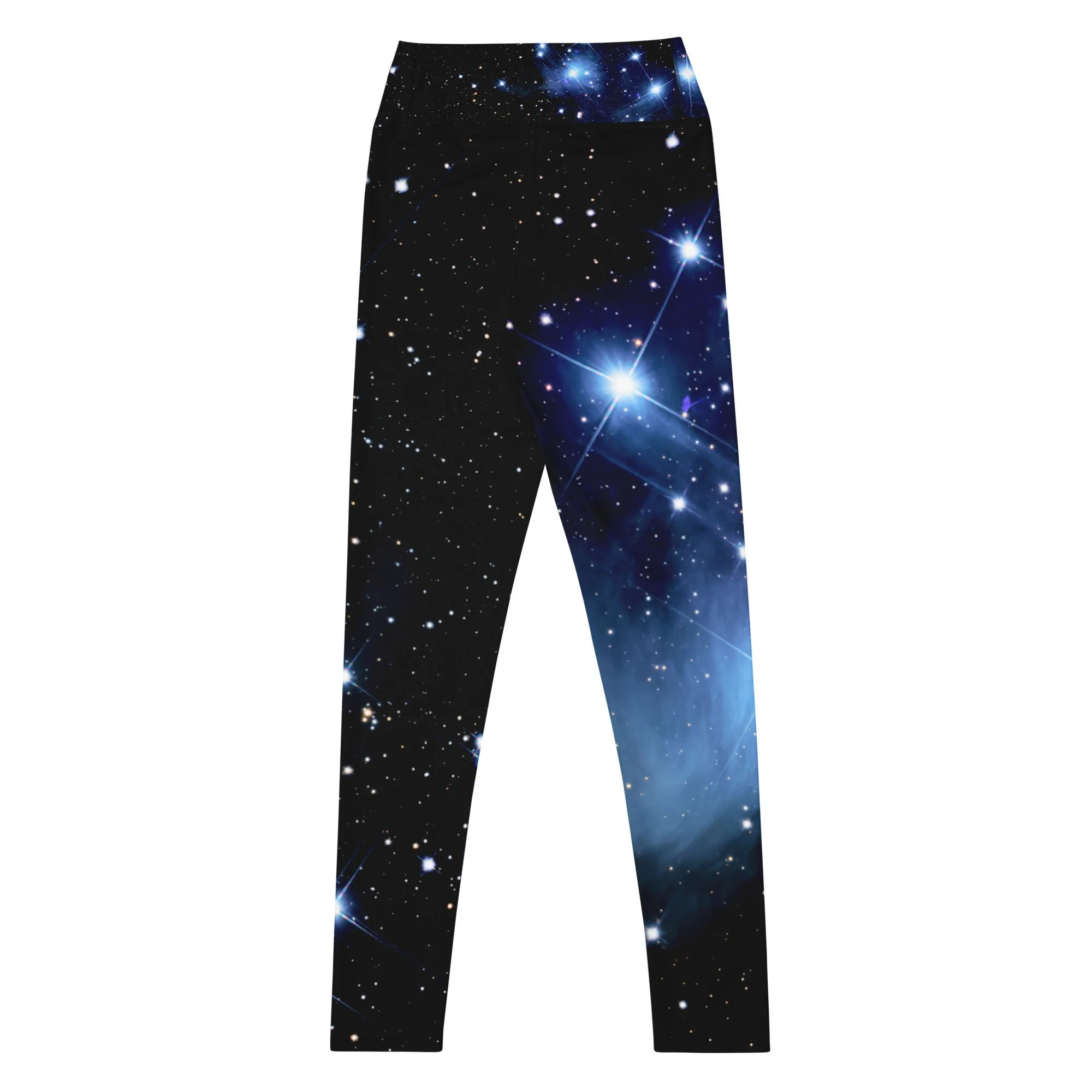 Pleiades star cluster printed on women's yoga leggings — High Space Man
