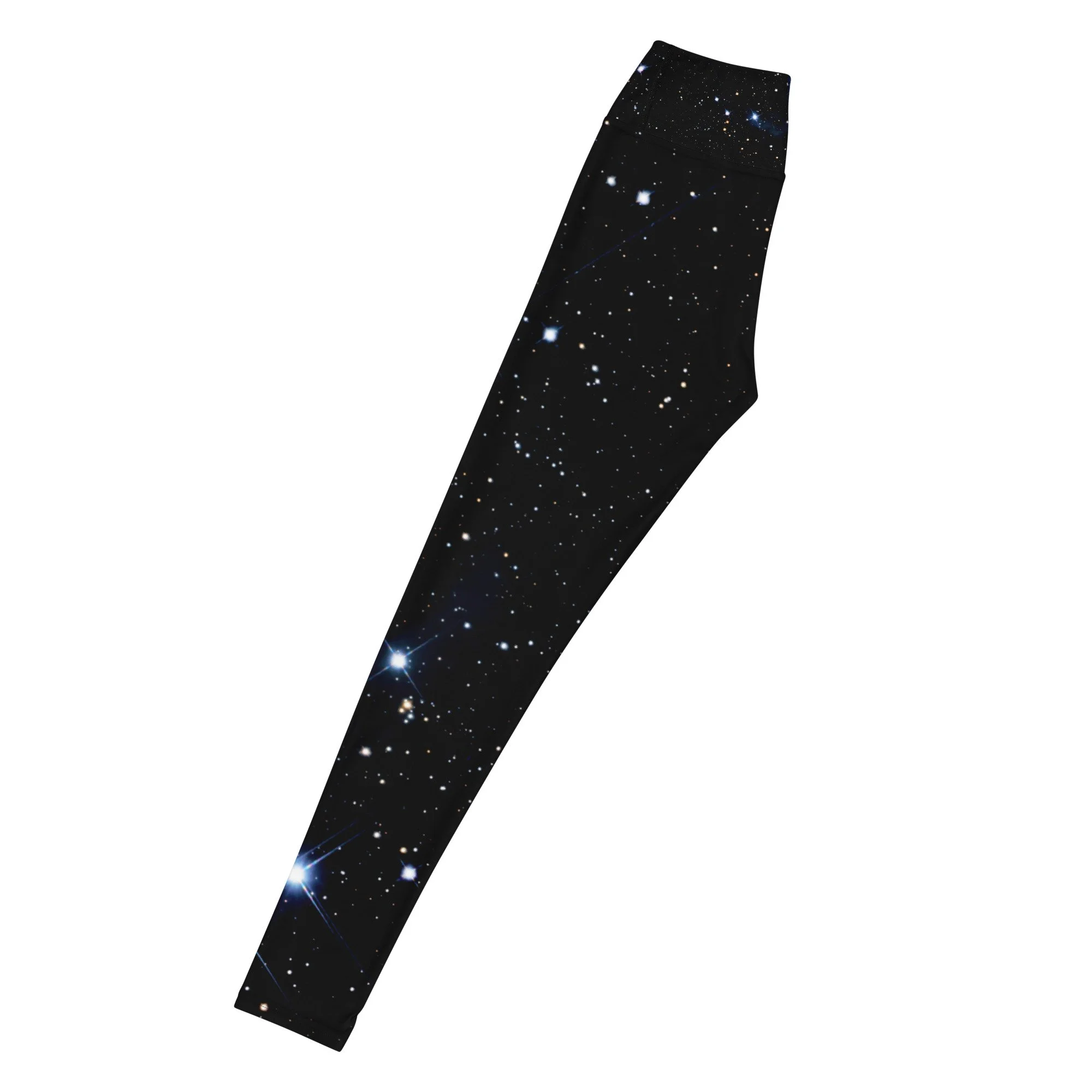 Pleiades star cluster printed on women's yoga leggings — High Space Man