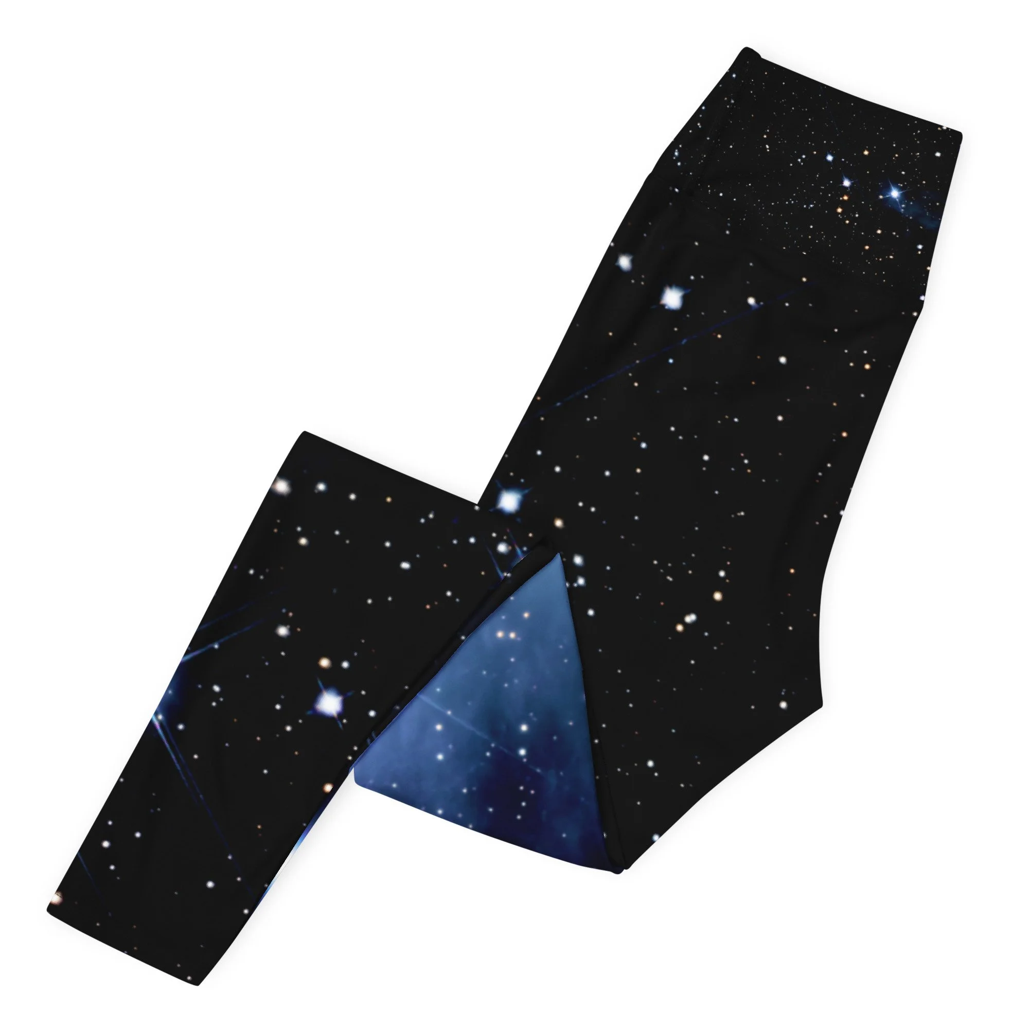 Pleiades star cluster printed on women's yoga leggings — High Space Man