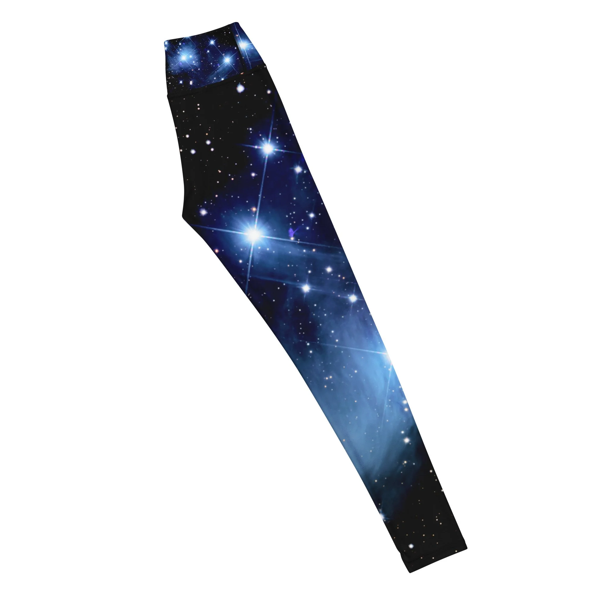 Pleiades star cluster printed on women's yoga leggings — High Space Man