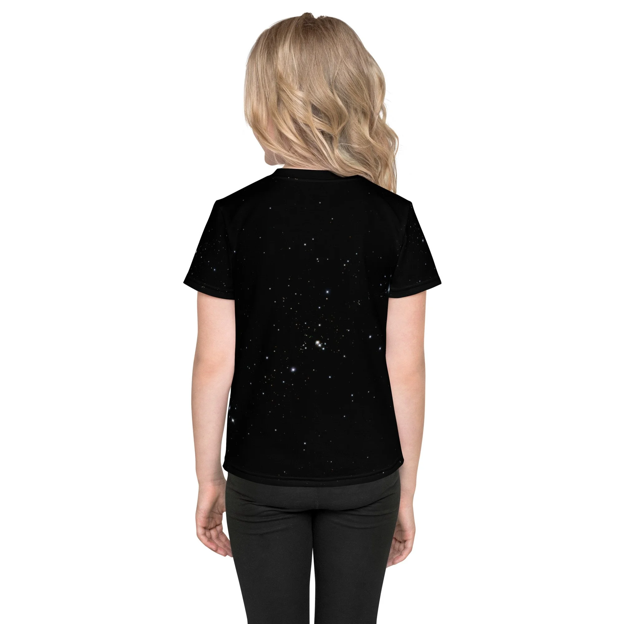 Orion Nebula printed on kids all-over-print t-shirt — High Space Man
