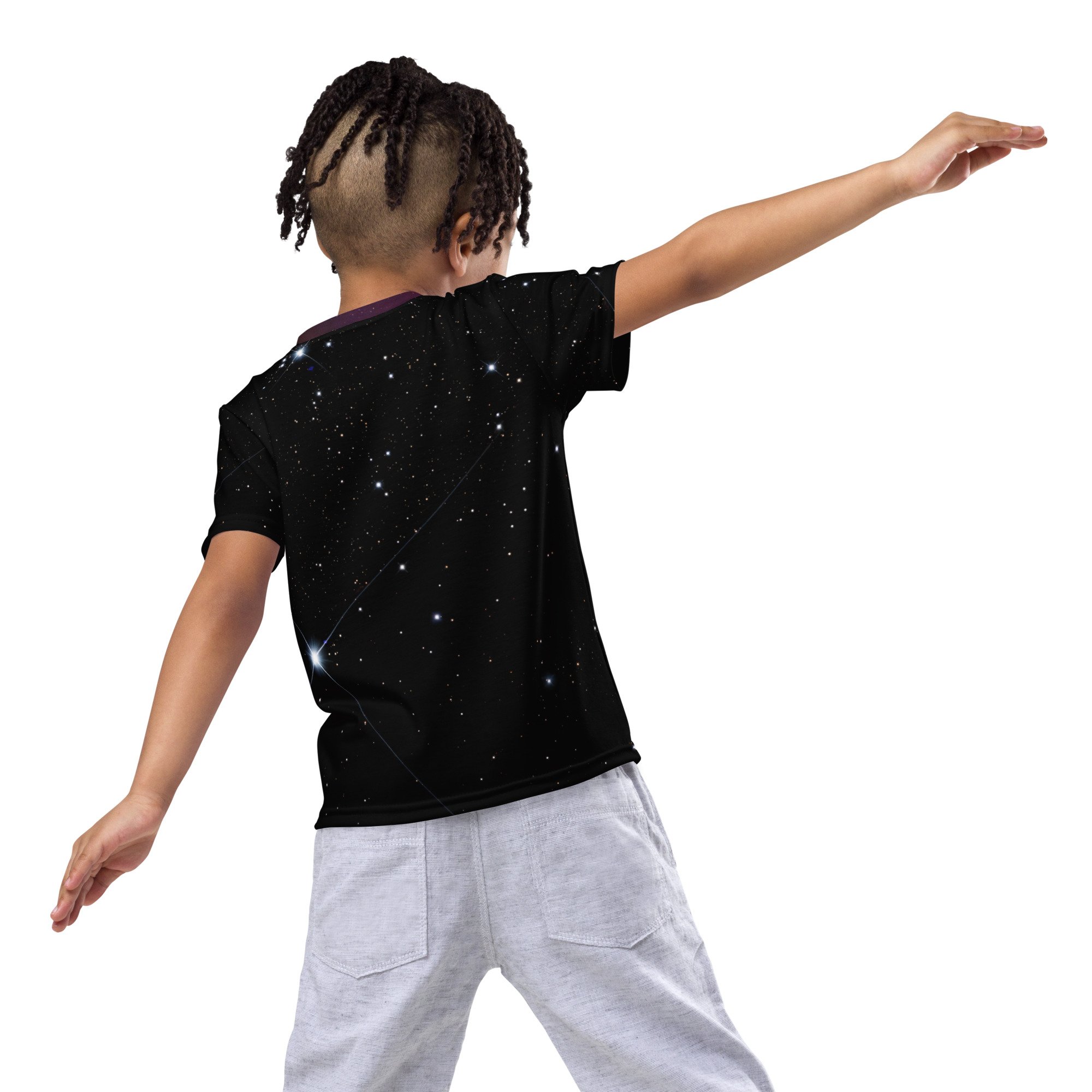 Horsehead Nebula printed on kids all-over-print t-shirt — High Space Man