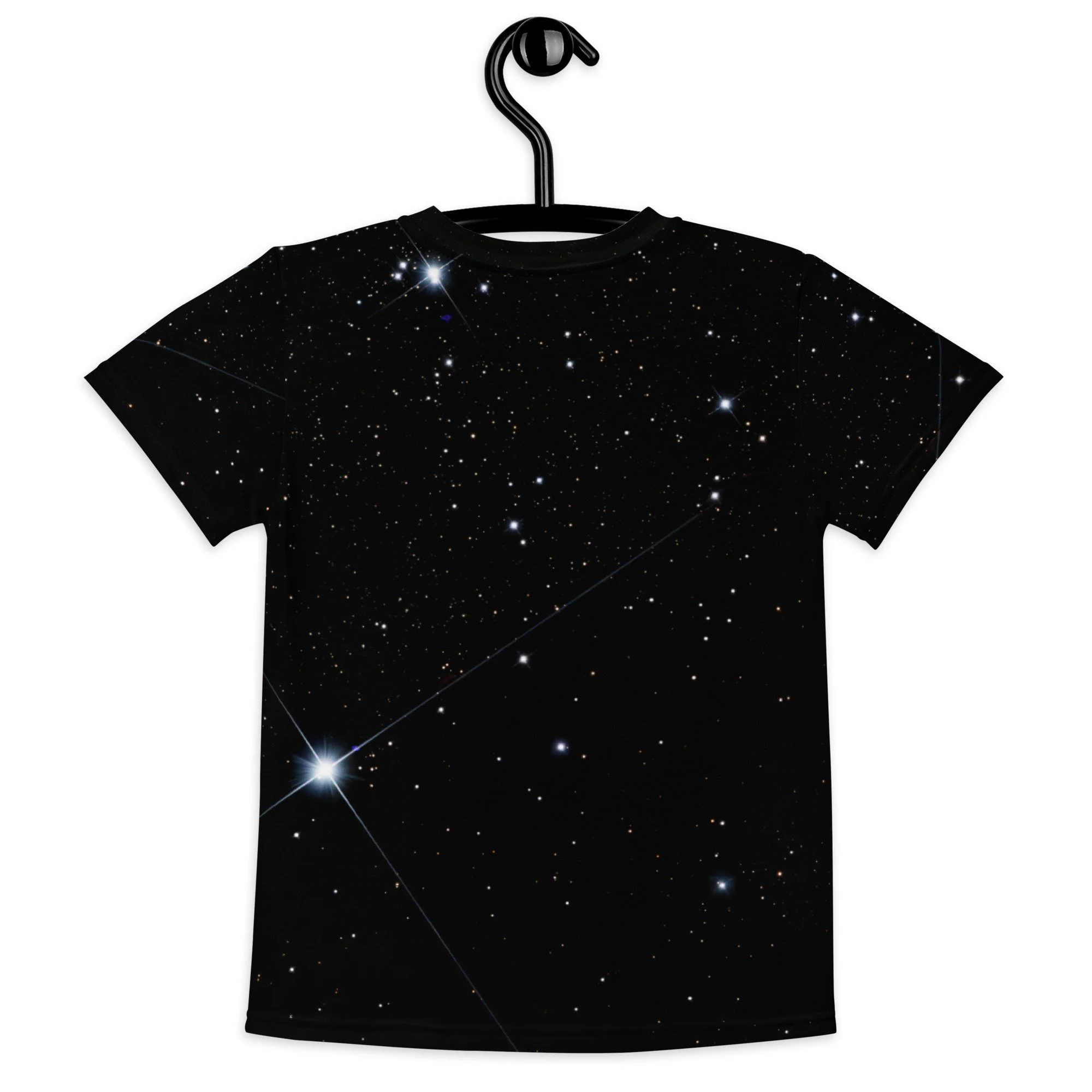 Monkey Head Nebula printed on kids all-over-print t-shirt — High Space Man