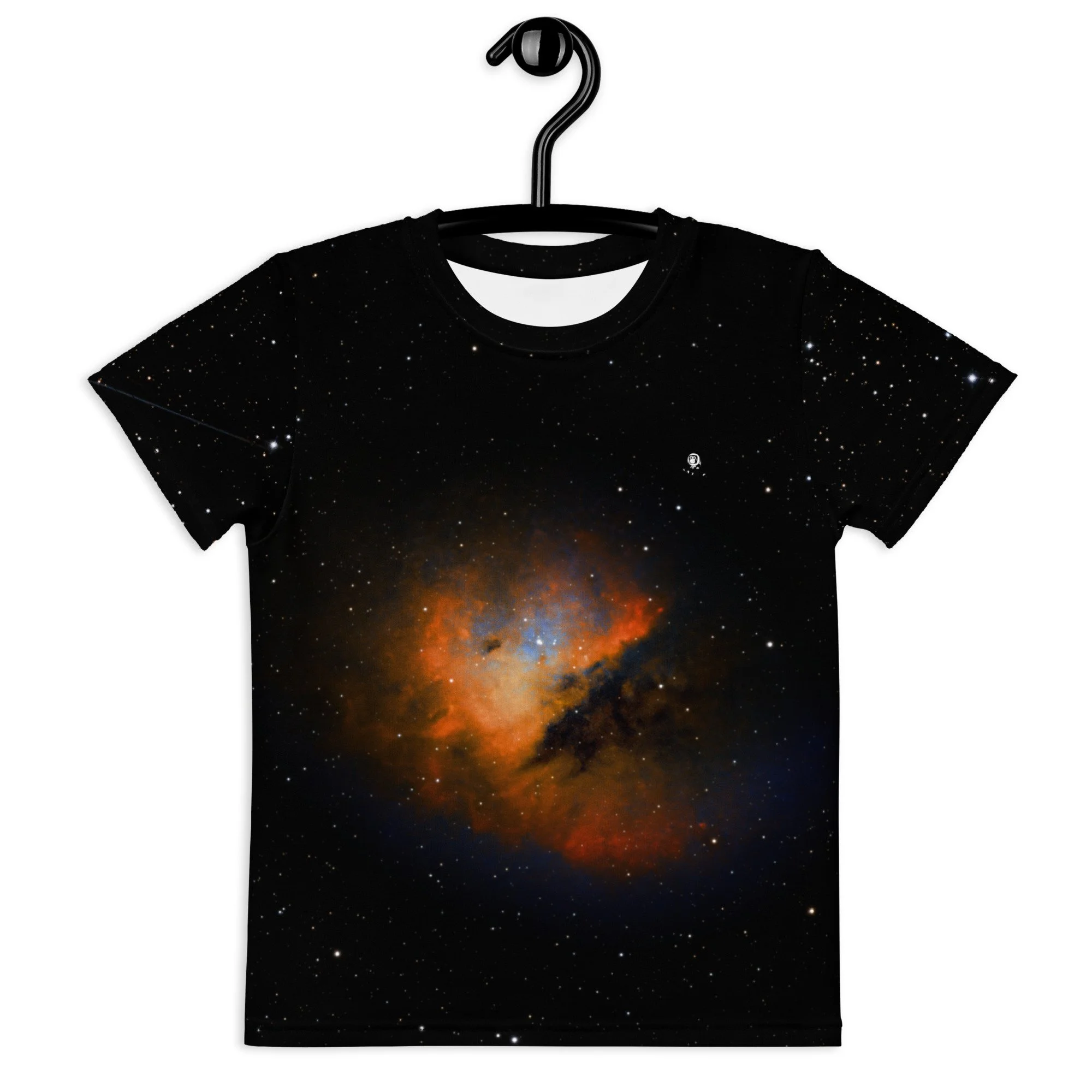 Pacman Nebula printed on kids all-over-print t-shirt — High Space Man