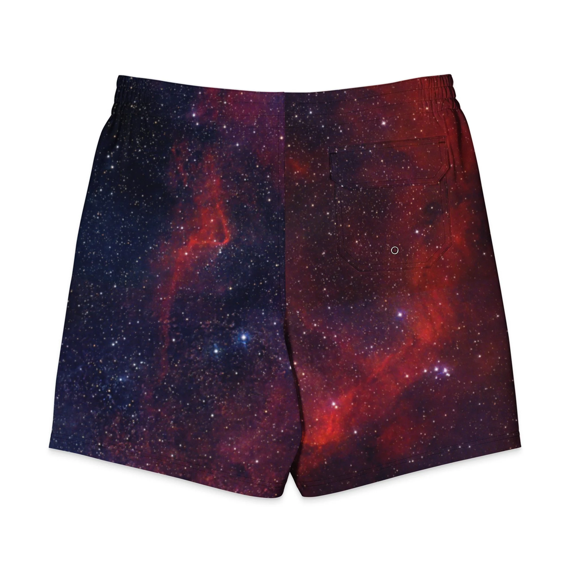 Heart Nebula printed on men's board shorts — High Space Man