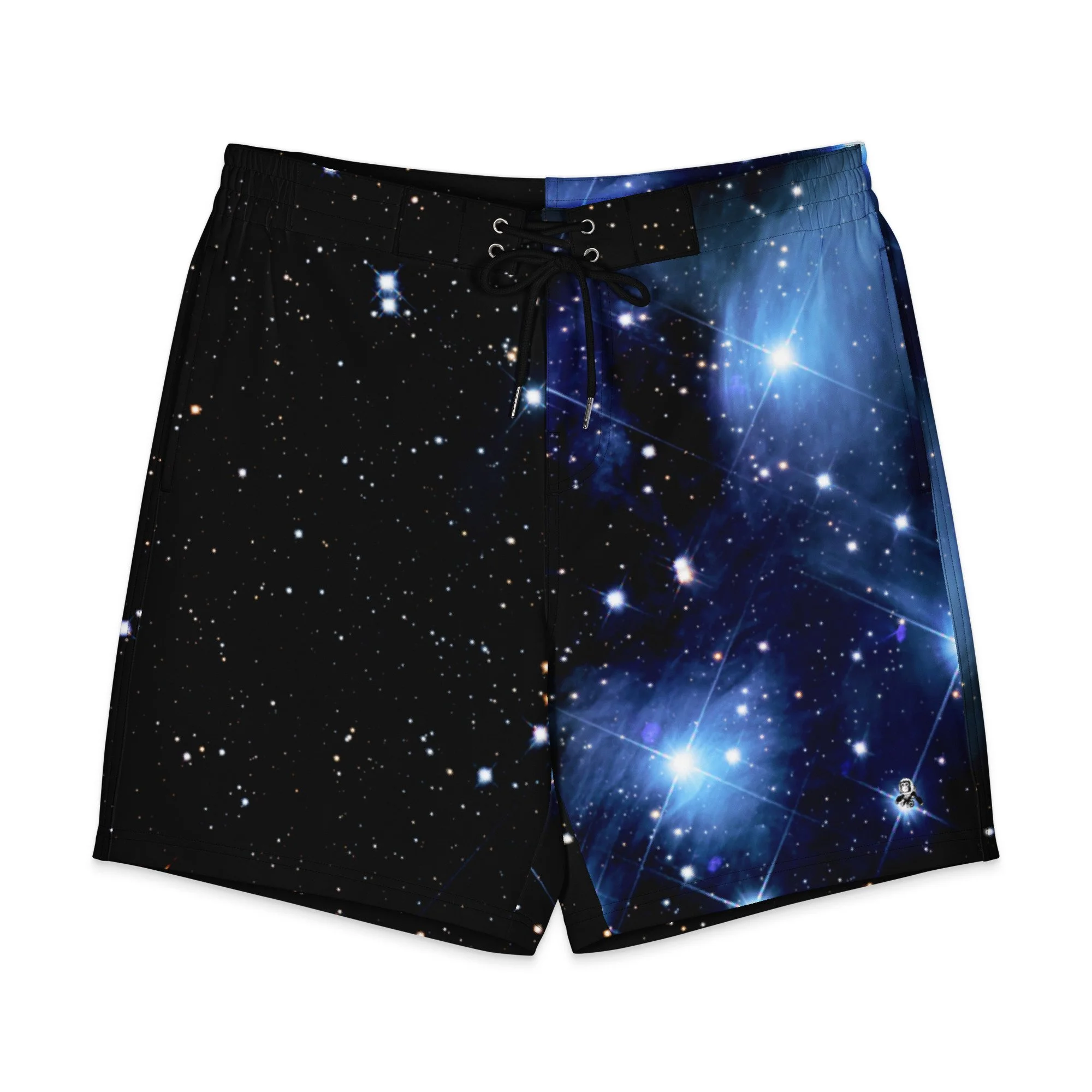Pleiades star cluster printed on men's board shorts — High Space Man