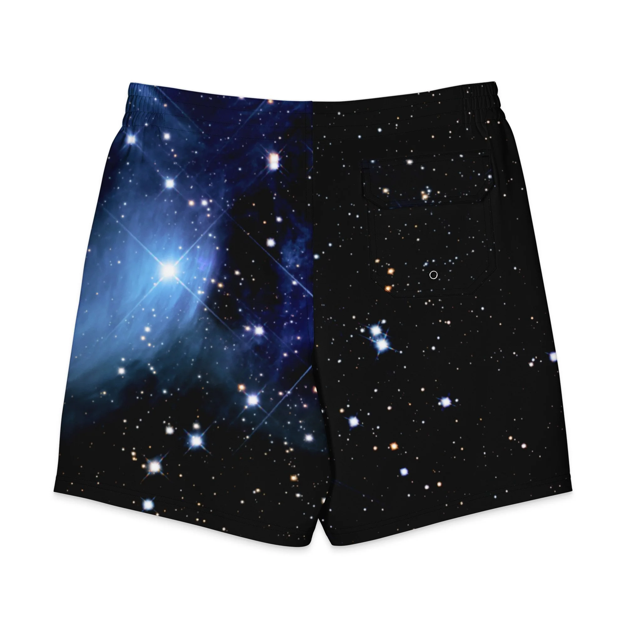 Pleiades star cluster printed on men's board shorts — High Space Man