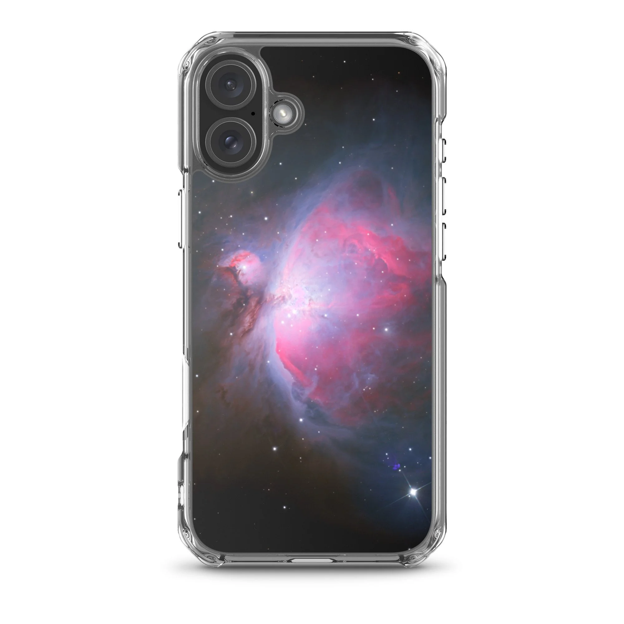 Orion Nebula printed on MagSafe clear iPhone case — High Space Man